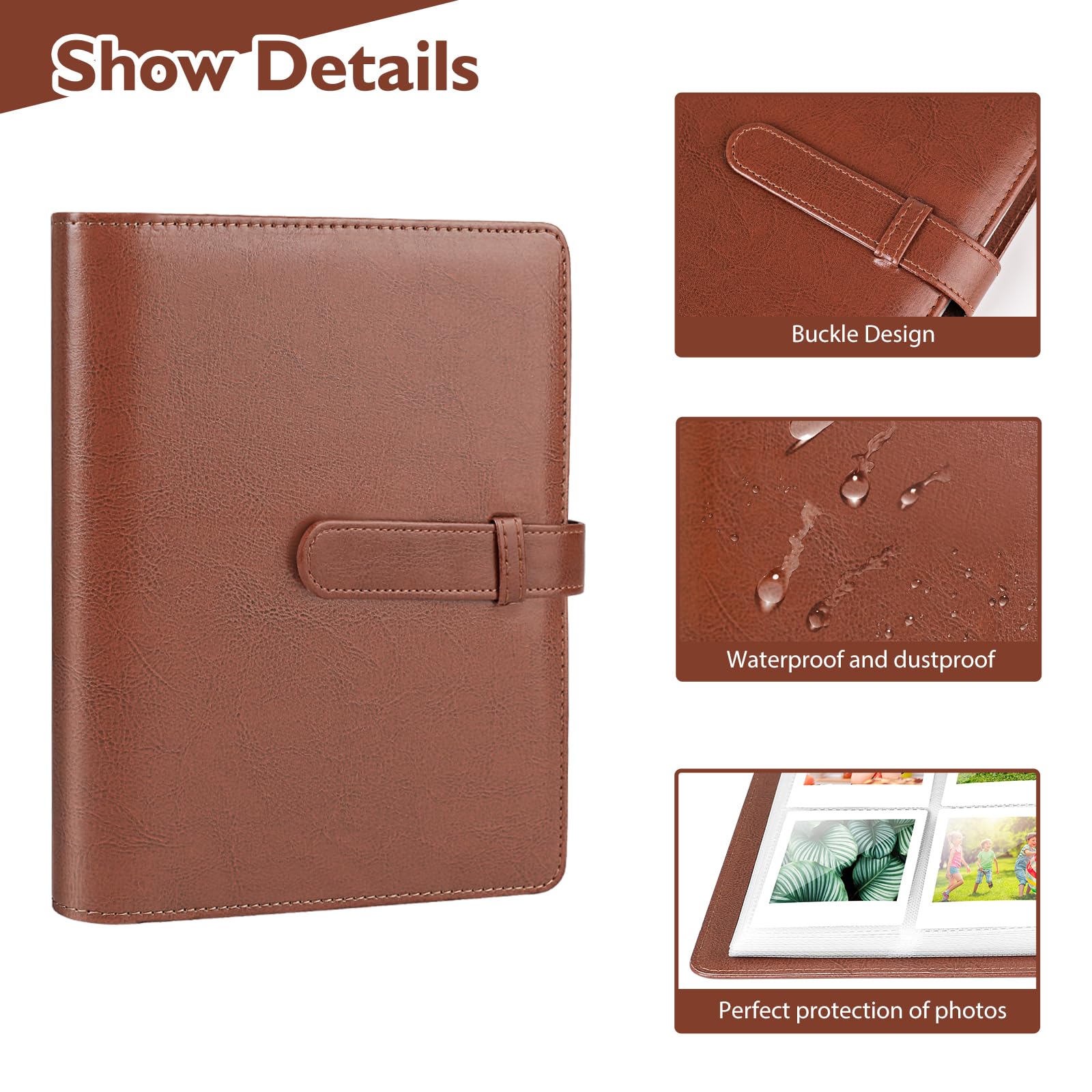 256 Pockets Photo Album For Fujifilm Instax Mini Liplay 11 9 8+ 8 7S Instant Camera/Mini Link Sp 1 Printer, Polaroid Snap Snapto