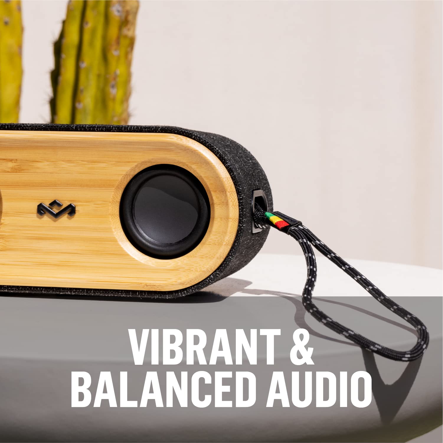 House Of Marley Get Together 2 Mini: Portable Speaker With Wireless Bluetooth Connectivity, 15 Hours Of Playtime And Sustainable