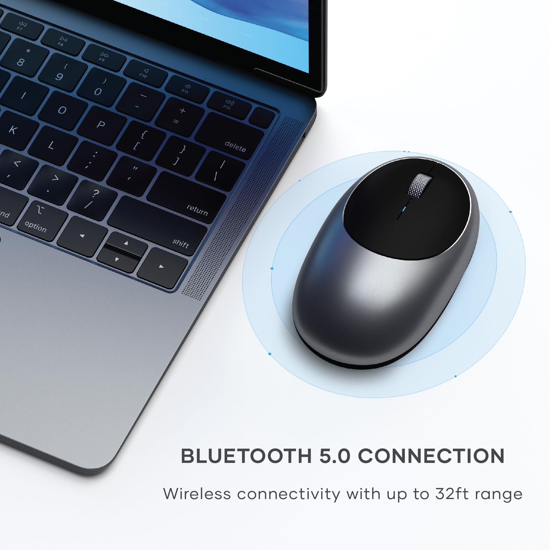 Satechi Mouse For Macbook Pro   M1 Wireless Mouse With Rechargeable Type C Port   Bluetooth Mouse For Mac, Mac Mini, Imac Pro/Im