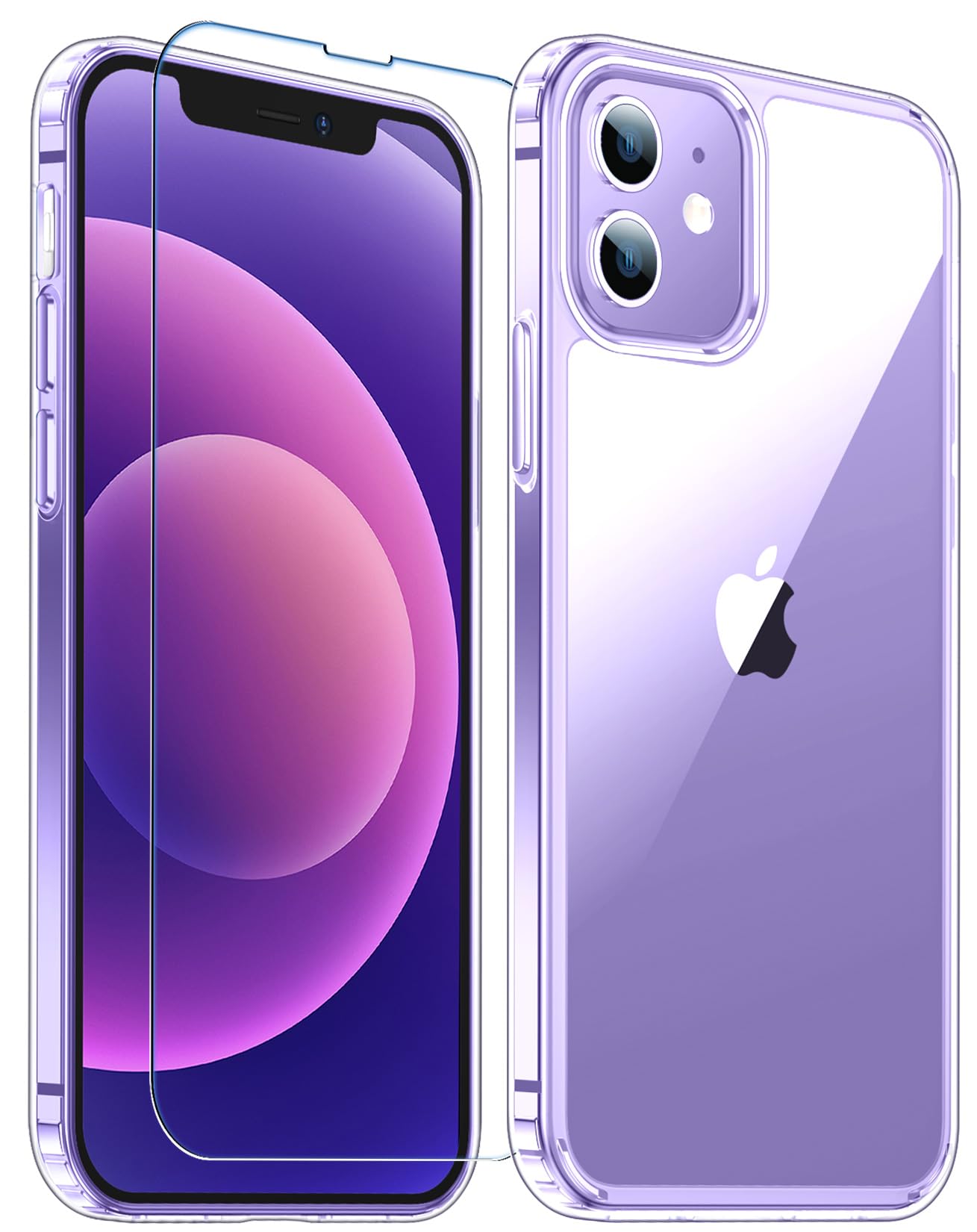 Temdan Case Designed For Iphone 12 Case/Designed For Iphone 12 Pro Case  Clear