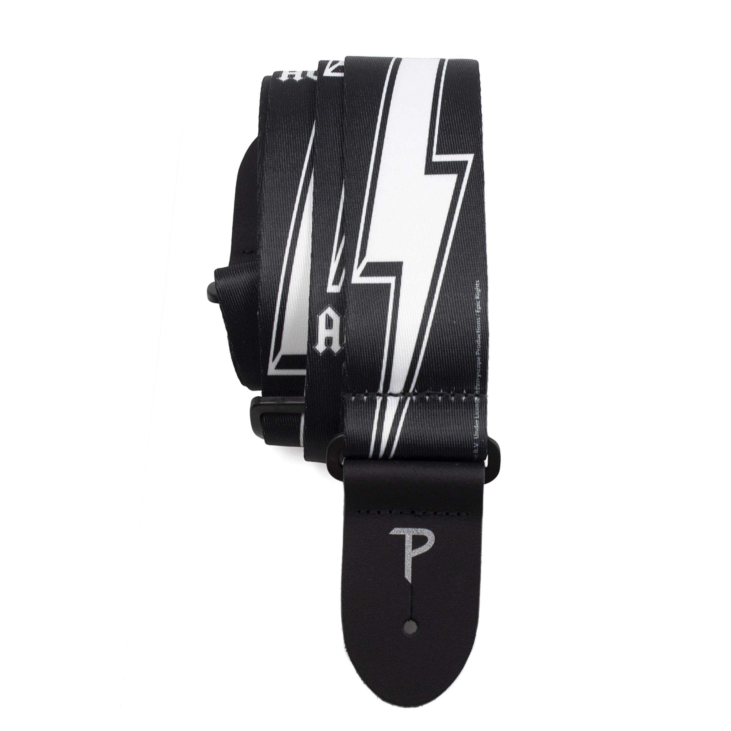 Perris Leathers Ltd.- Guitar Strap- Polyester- Official Licensing- ACDC- Adjustable- For Electric/Bass/Acoustic Guitars (ACDC B
