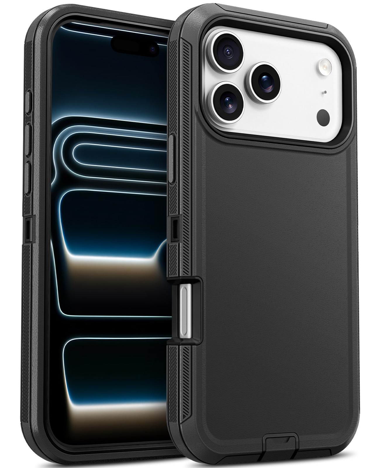 Jelanry Case for iPhone 17 Pro Max 5G 6.9-inch, Heavy Duty Rugged & Dual-Layer Shockproof Drop Proof Protection w/Port Anti dust