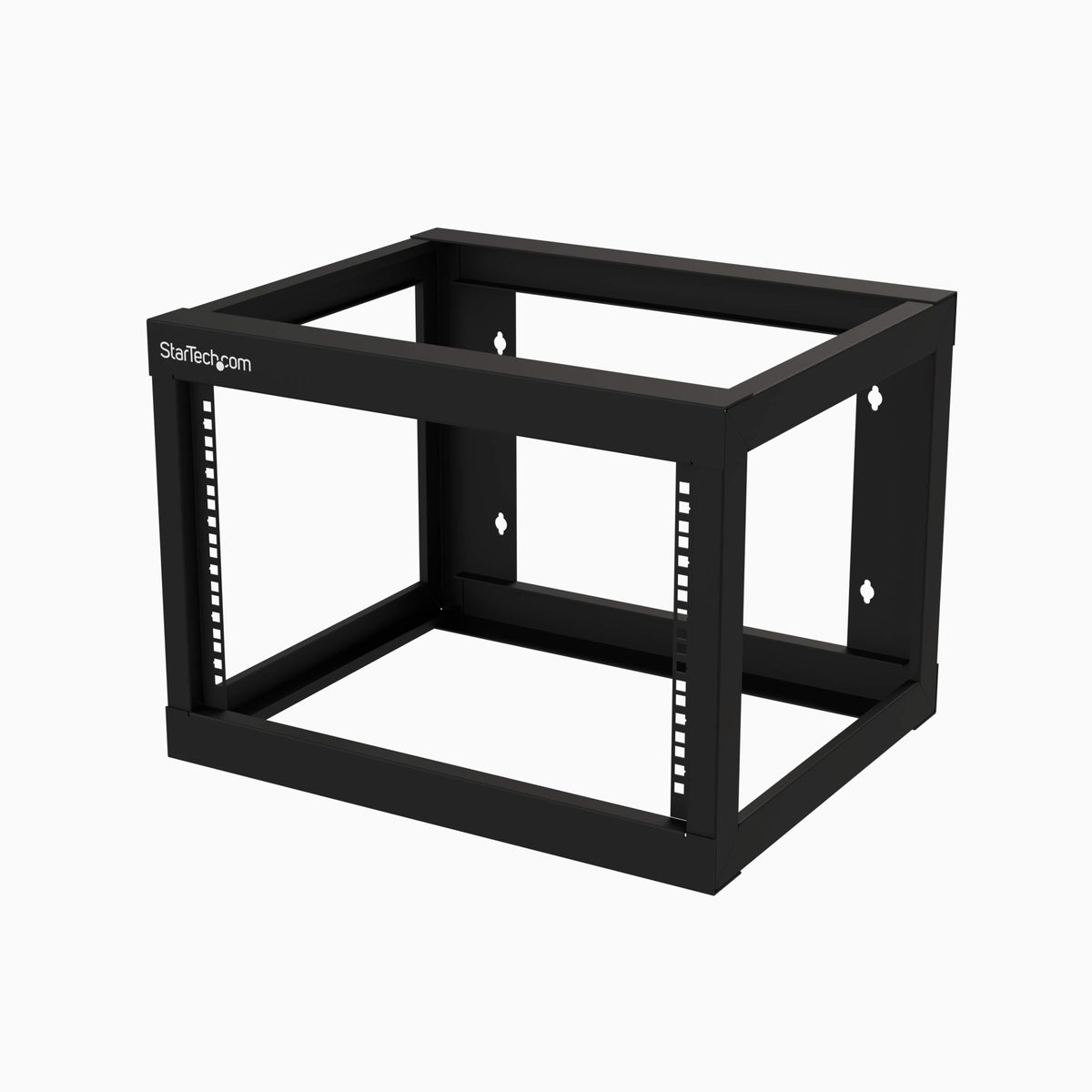 StarTech.com 6U 19' Wall Mount Network Rack 19' Deep 2 Post Open Frame for Server Room Data/AV/IT/Communication/Computer Equipment/Patch Panel w/Cage Nuts/Screws Hook/Loop - Cisco 2960 (RK619WALLO)