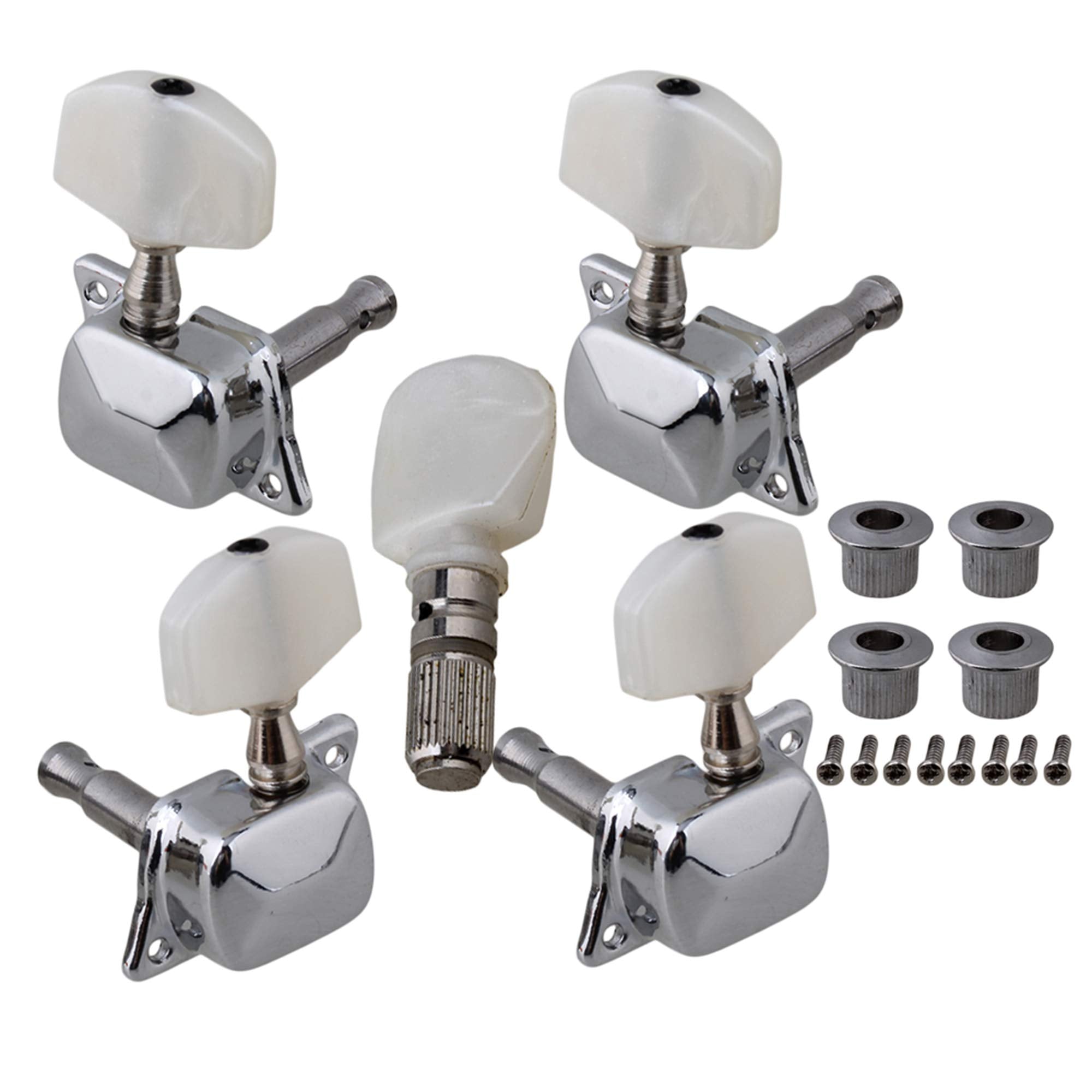 Bqlzr Semiclosed Banjo Machine Head Tuning Tuner Peg With Bushing Guitar Parts