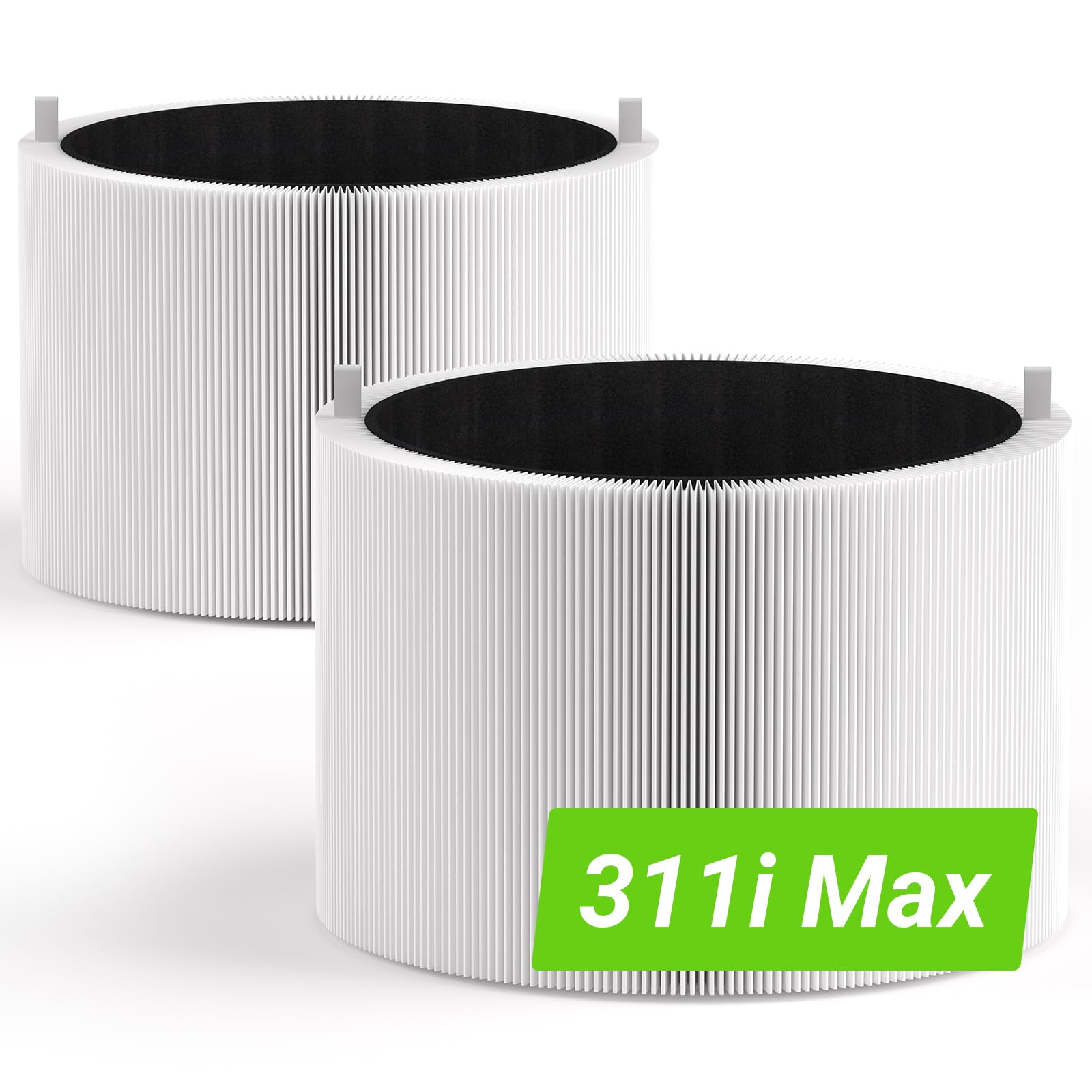 311I Max Replacement Filter Compatible With Blue Pure 311I Max Air Purifier F3Max, 2 Pack H13 True Hepa & Activated Carbon Filte
