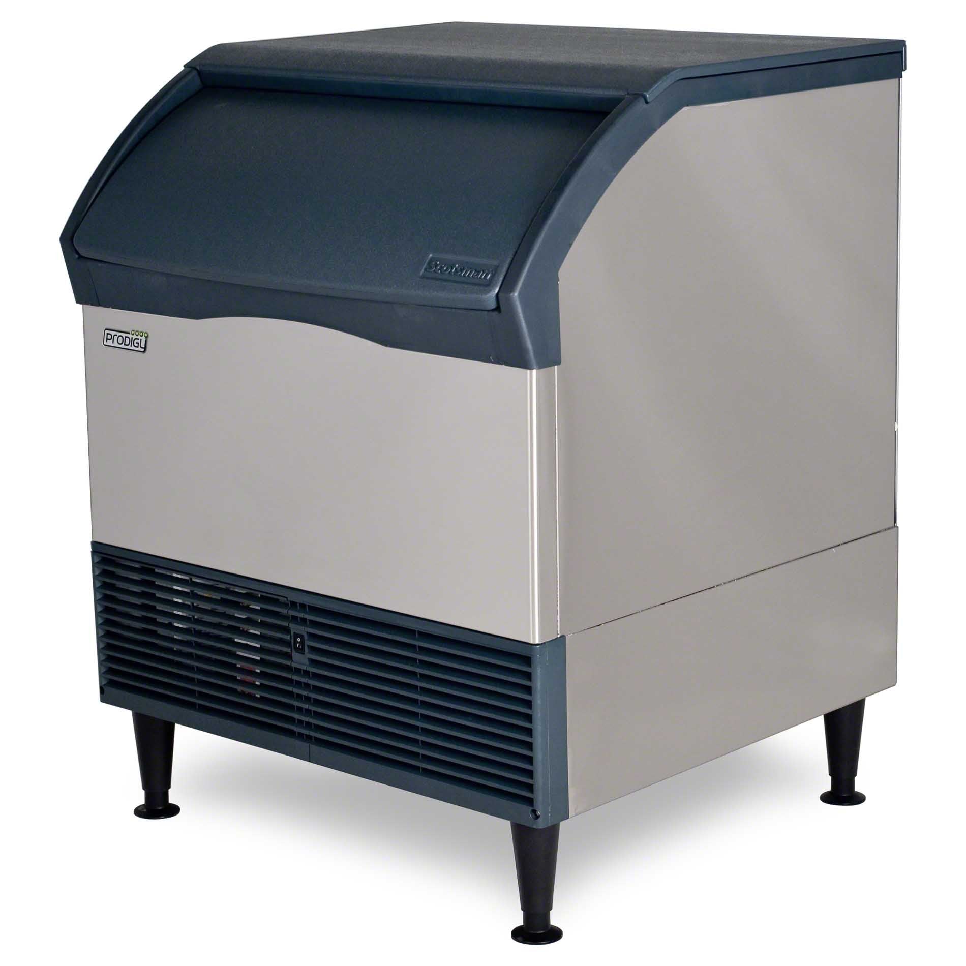 Scotsman CU3030MA-1 30 Prodigy Plus Air-Cooled Cube Undercounter Ice Maker Machine with 110 lb. Storage Capacity, 313 lbs/Day, 1