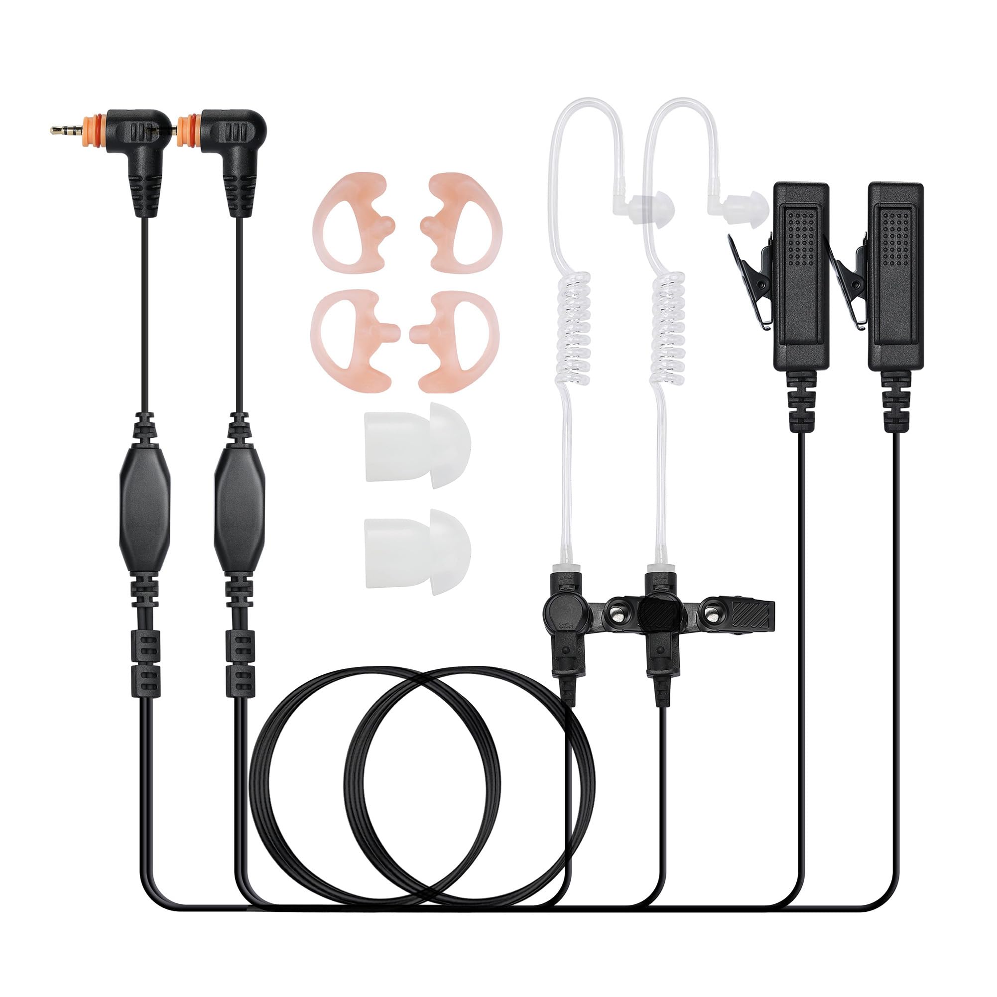 Seekingtec ?2 Pack? Sl300 Earpiece Compatible With Motorola Walkie Talkie, Sl7550 Sl7580 Sl7590 Sl4000 Sl3500E Sl1K Sl1M Radio H