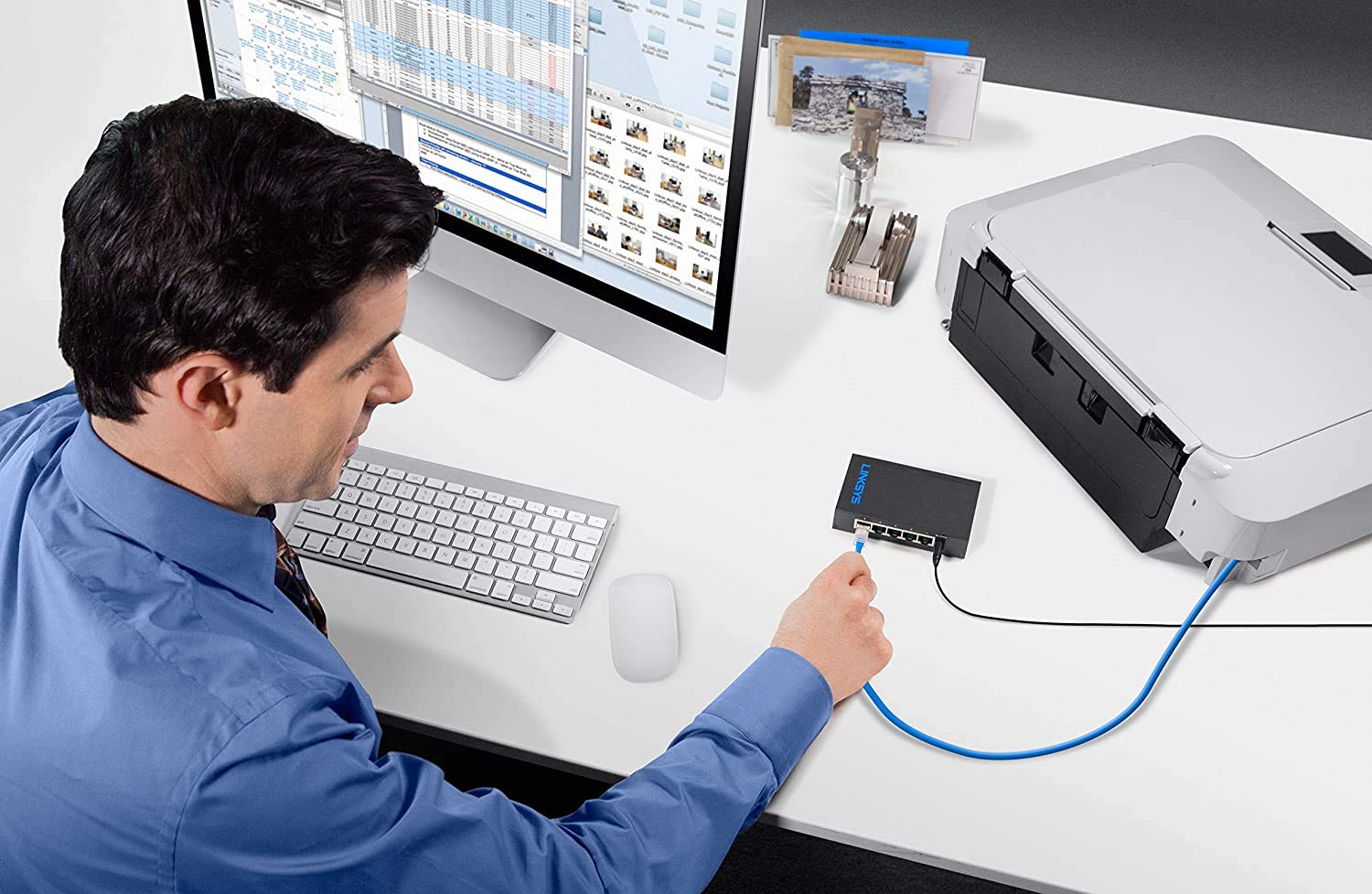 Linksys Se3005: 5-Port Gigabit Ethernet Unmanaged Switch, Computer Network, Auto-Sensing Ports Maximize Data Flow For Up To 1,00