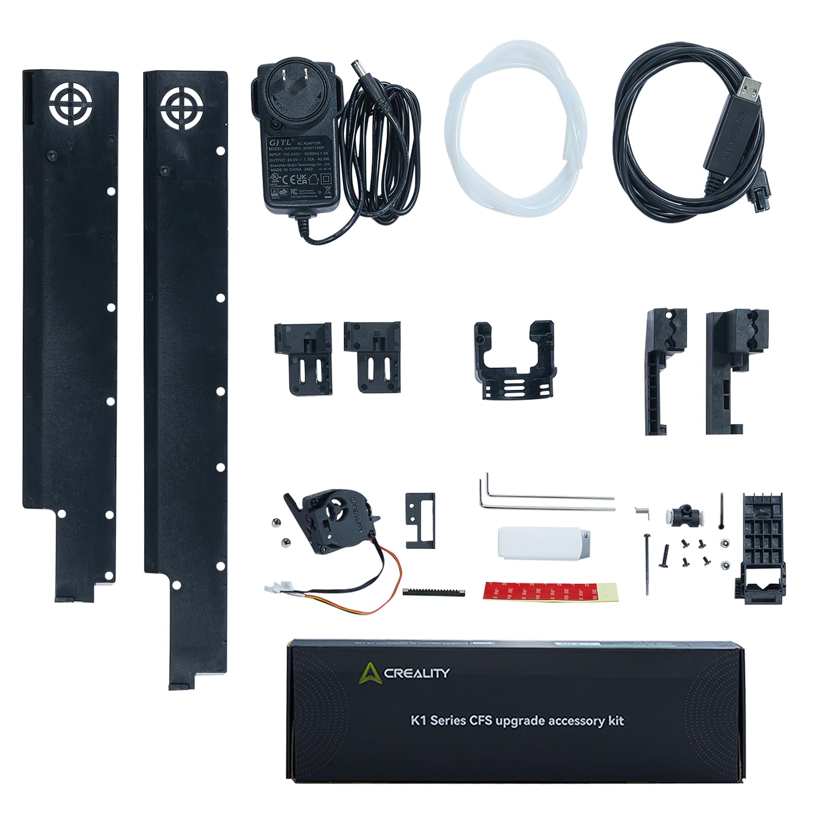 Creality K1 Series Cfs Upgrade Accessory Kit For K1,K1C,K1 Max,K1 Se 3D Printer, Connecting To Cfs Filament System To Realize Mu