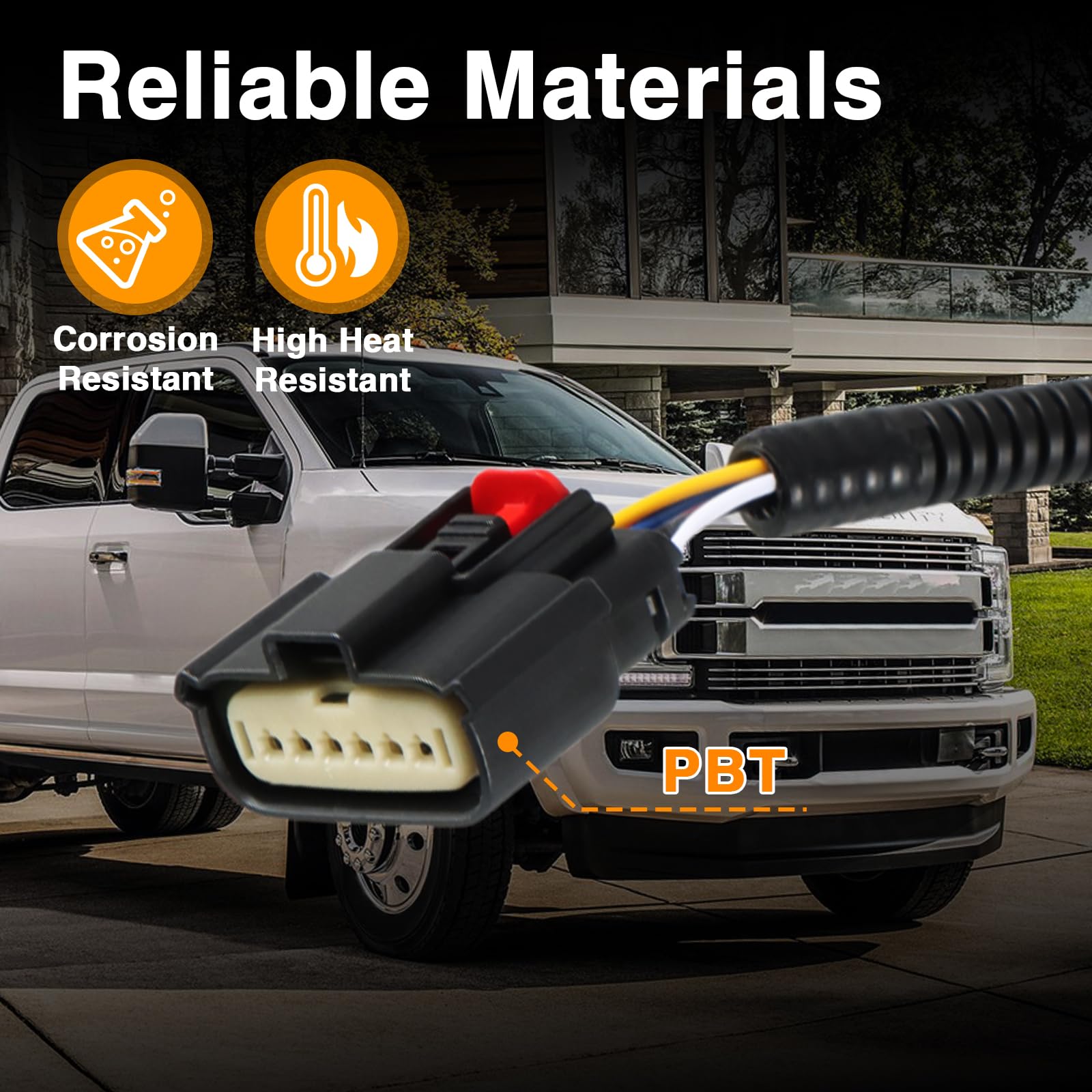 Kpalag Tailgate Backup Camera Wiring Harness Compatible With Ford F350 F450 F550 Super Duty Trucks 2013 2016 Replace#:Fc3Z 14A41