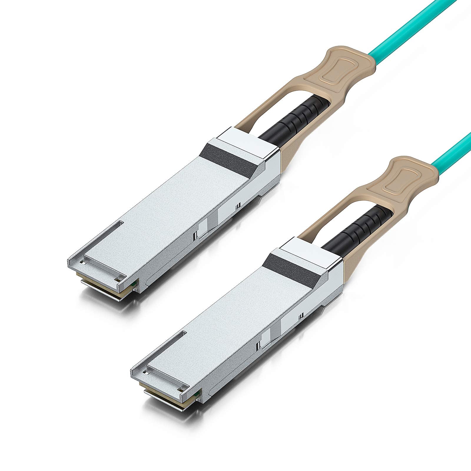 10Gtek 100G Qsfp28 Active Optical Cable - 100Gbase Qsfp28 To Qsfp28(Edr) Om3 Aoc Cable For Mellanox Mfa1A00-C015, 15-Meter