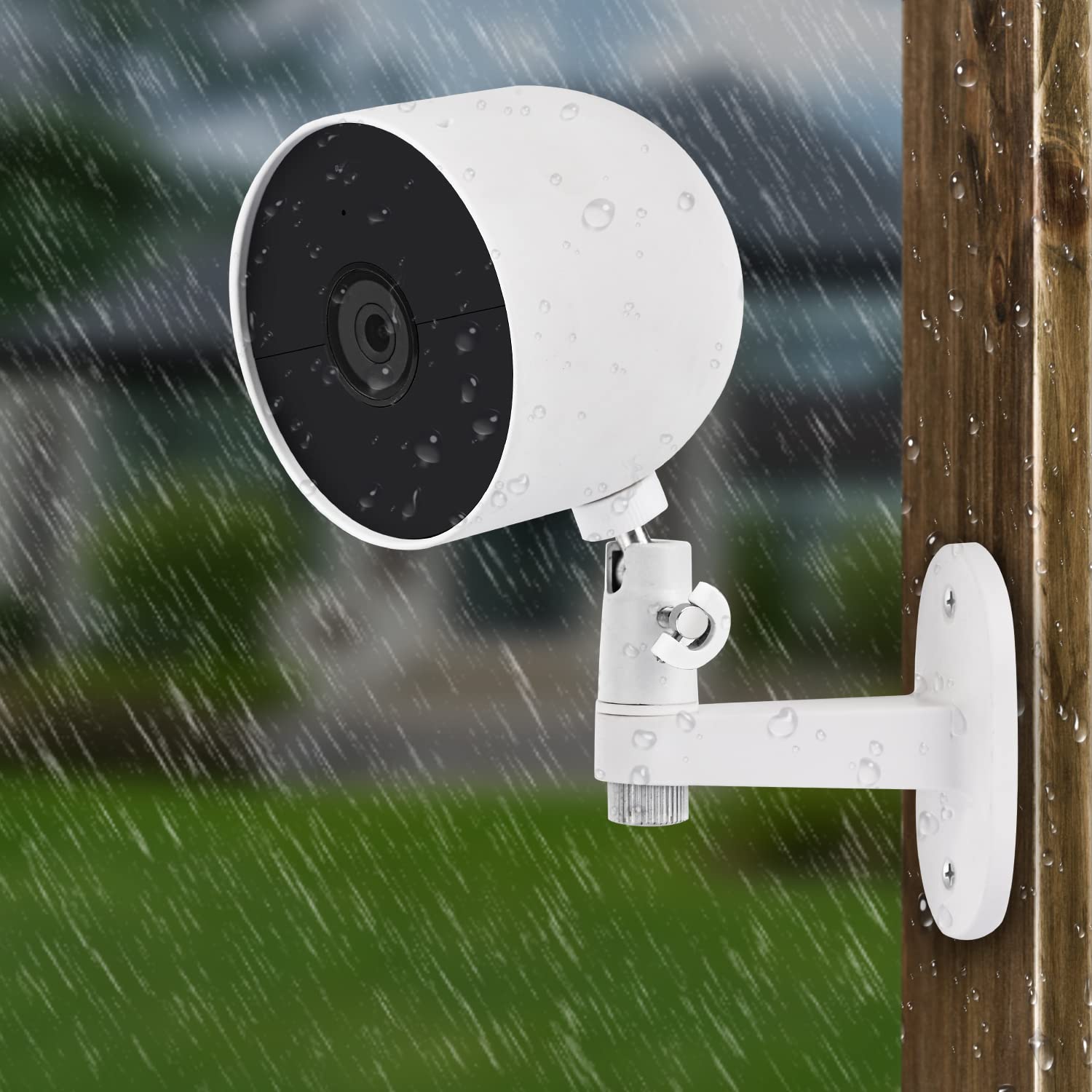 Wochel 2Pack Adjustable Security Wall Mount Bracket For Google Nest Cam Outdoor Or Indoor, Battery, Perfect View Angle For Your