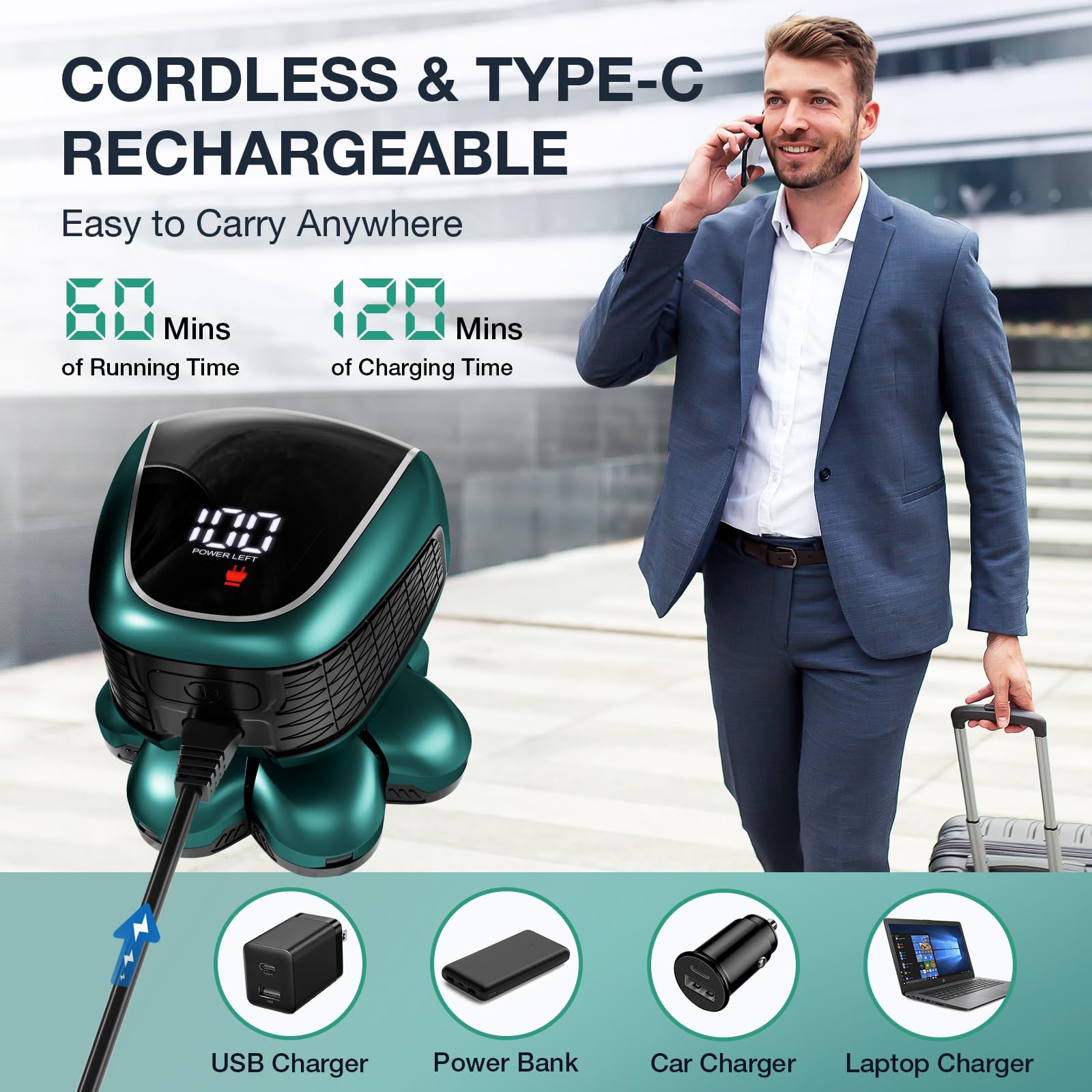 Head Shaver 7D, Wyklaus Head Shavers For Bald Men, Head Electric Razor With Nose Hair Trimmer, Waterproof Wet Dry Mens Grooming