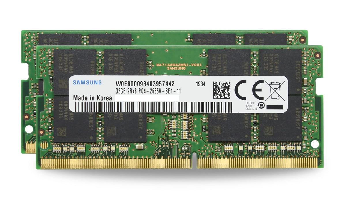 Factory Original 64Gb (2X32Gb) Memory Upgrade For 2020 & 2019 Apple Imac 27'' W/Retina 5K Display & 2018 Apple Mac Mini Ddr4 266
