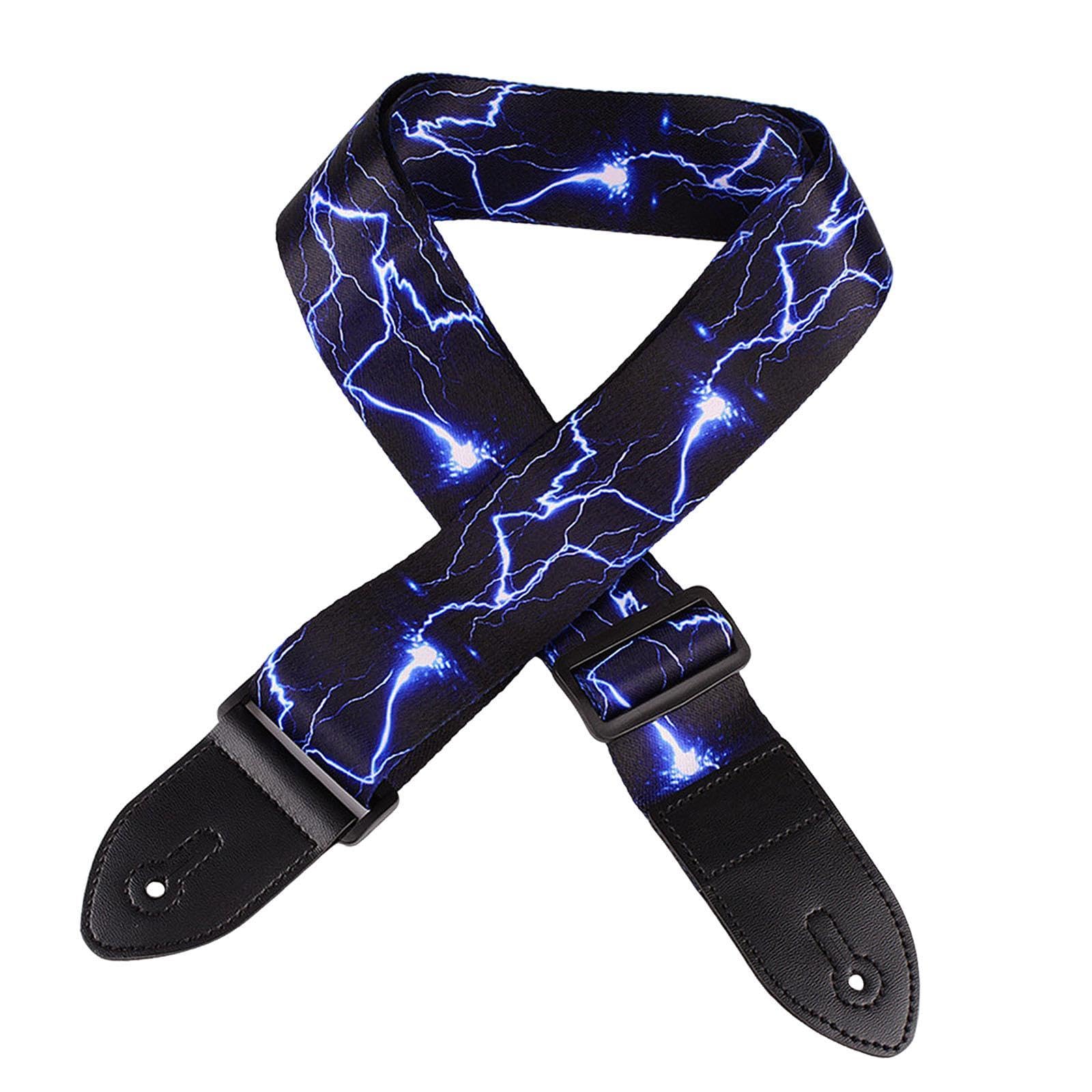 LOOM TREE Guitar Strap Leisure Leather Guitar Strap for Electric Bass Guitars Acoustic | Straps | Parts & Accessories | Guitars 