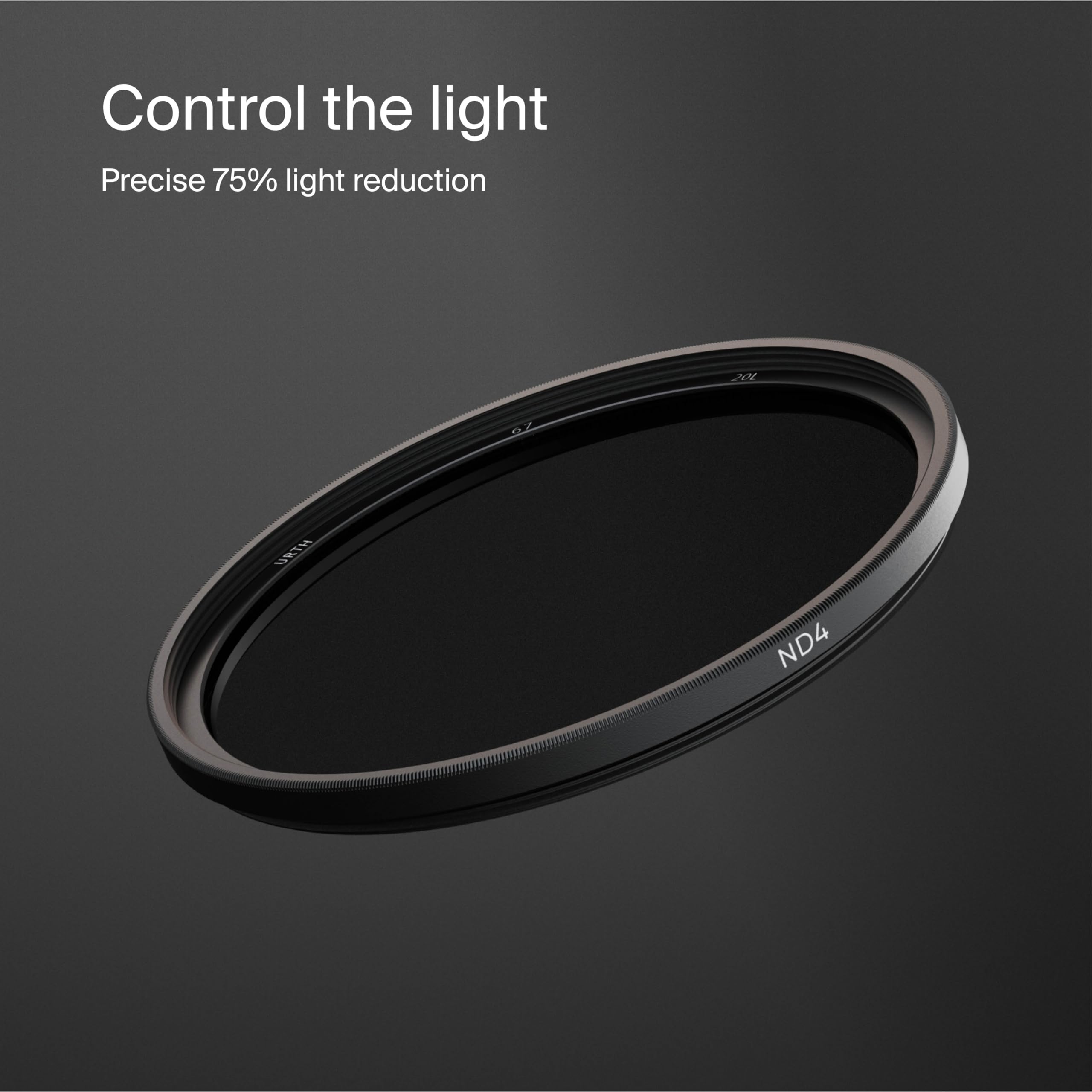 Urth 95Mm Nd4 (2 Stop) Lens Filter (Plus+)   20 Layer Nano Coated, Ultra Slim Neutral Density Camera Lens Exposure Filter