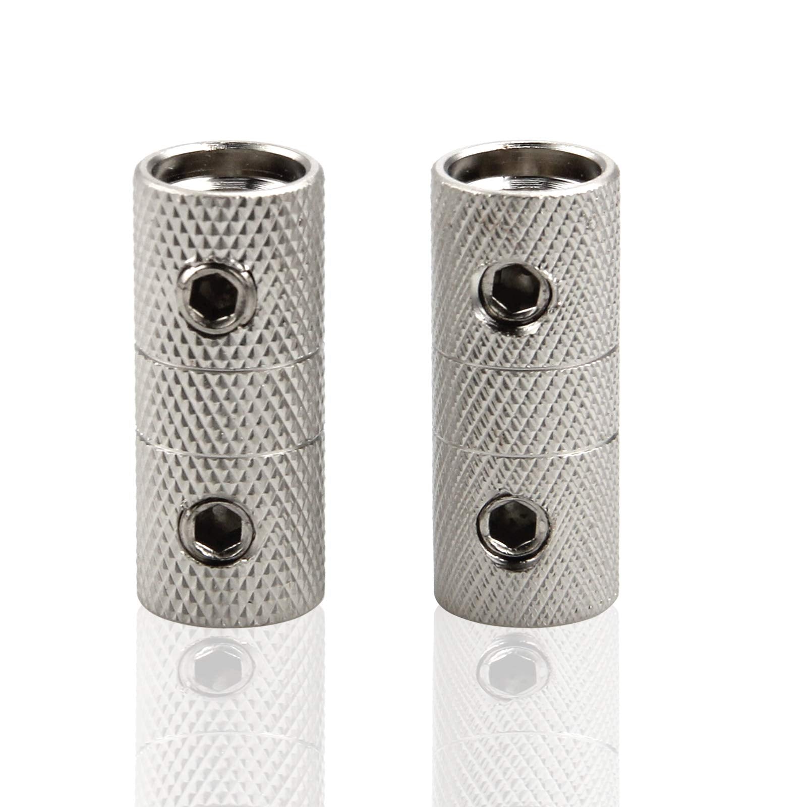 Zookoto 2Pcs 4 Gauge Wire Audio Car Brass Terminal Butt Connectors Car Stereo Power Or Ground Wire Splice Coupler