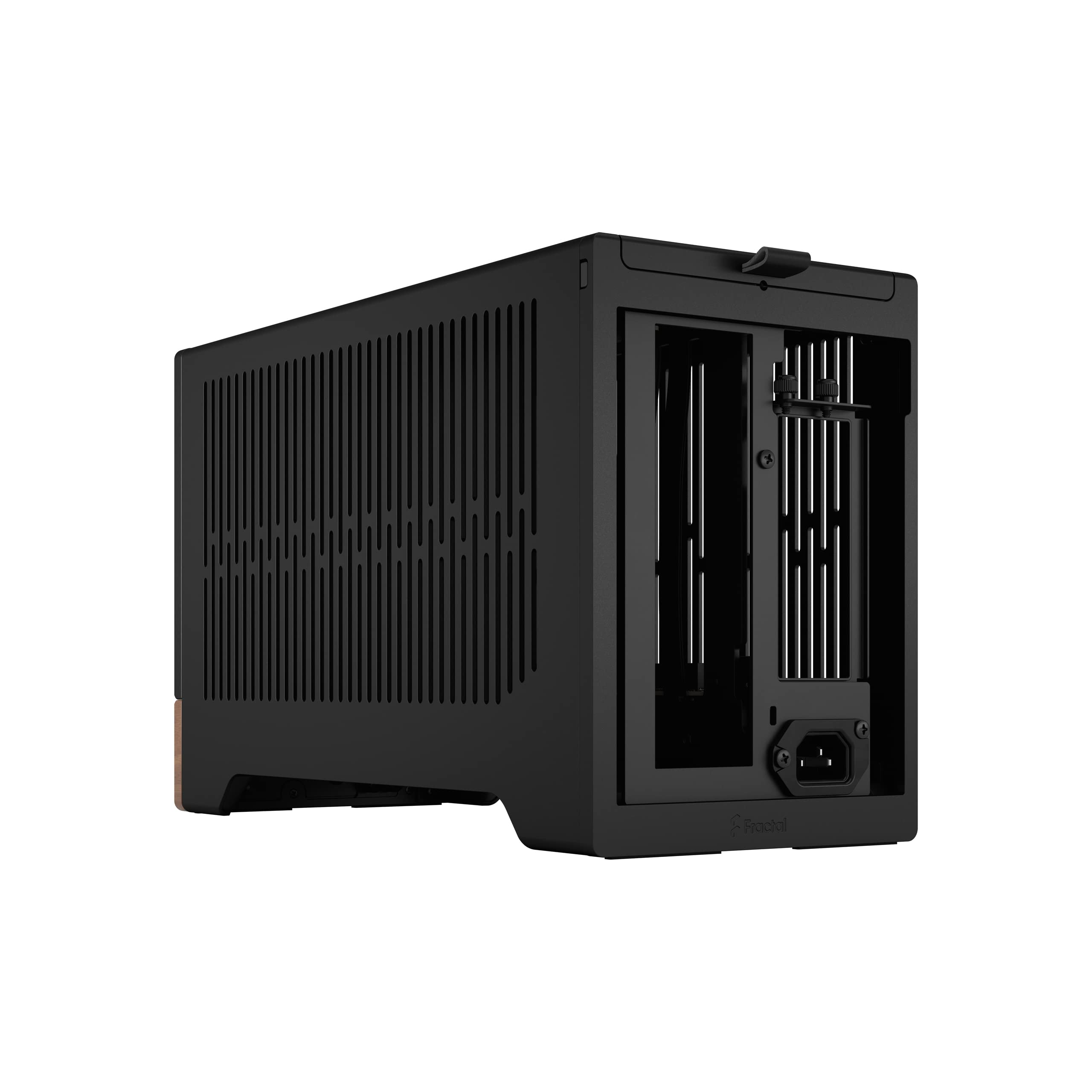 Fractal Design Terra Graphite   Wood Walnut Front Panel   Small Form Factor   Mini Itx Gaming Case   Pcie 4.0 Riser Cable   Usb