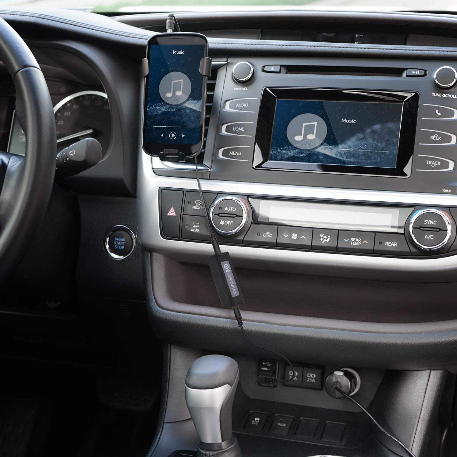 Cable Matters Ground Loop Isolator 3.5Mm Noise Isolator Hum Eliminator For Car Audio And More