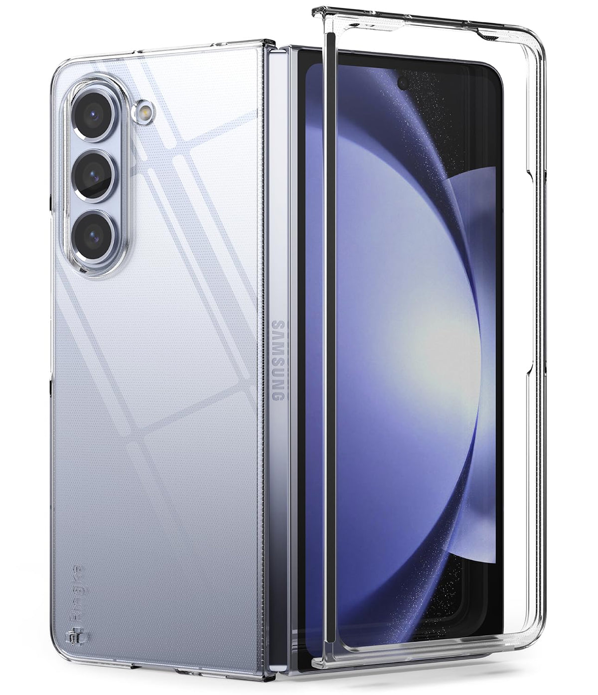 Ringke Slim Anti Yellowing Material] Compatible With Samsung Galaxy Z Fold 5 Case For Women And Men, Solid Sleek Protective Tran