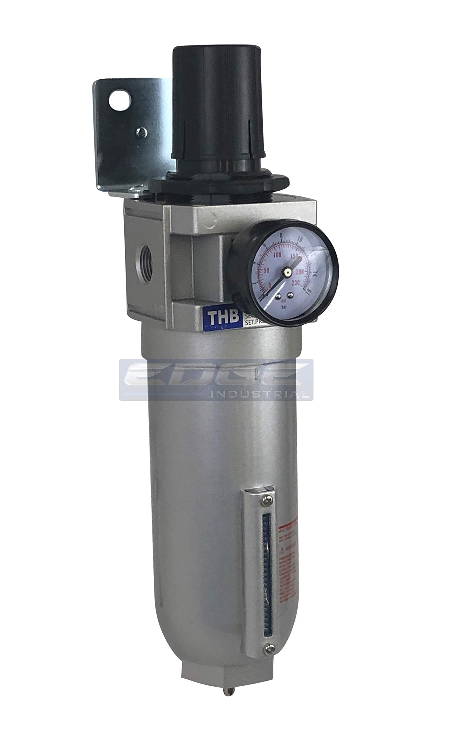 3/4'' Npt High Flow Air Pressure Regulator & Particulate Filter Water Trap Combo For Compressed Air Compressors