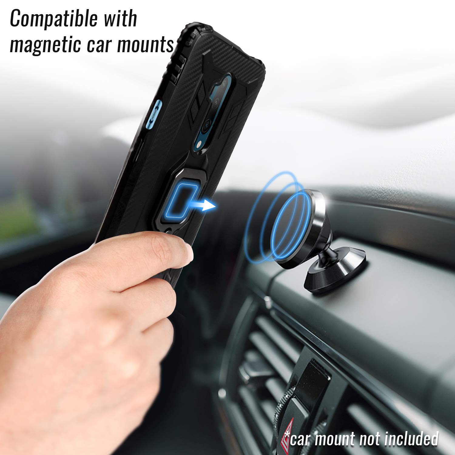 Shields Up Oneplus 7 Pro Case | 10Ft. Drop Tested | Carbon Case | Ultra Slim | Lightweight | Scratch Resistant | Shockproof Rugg