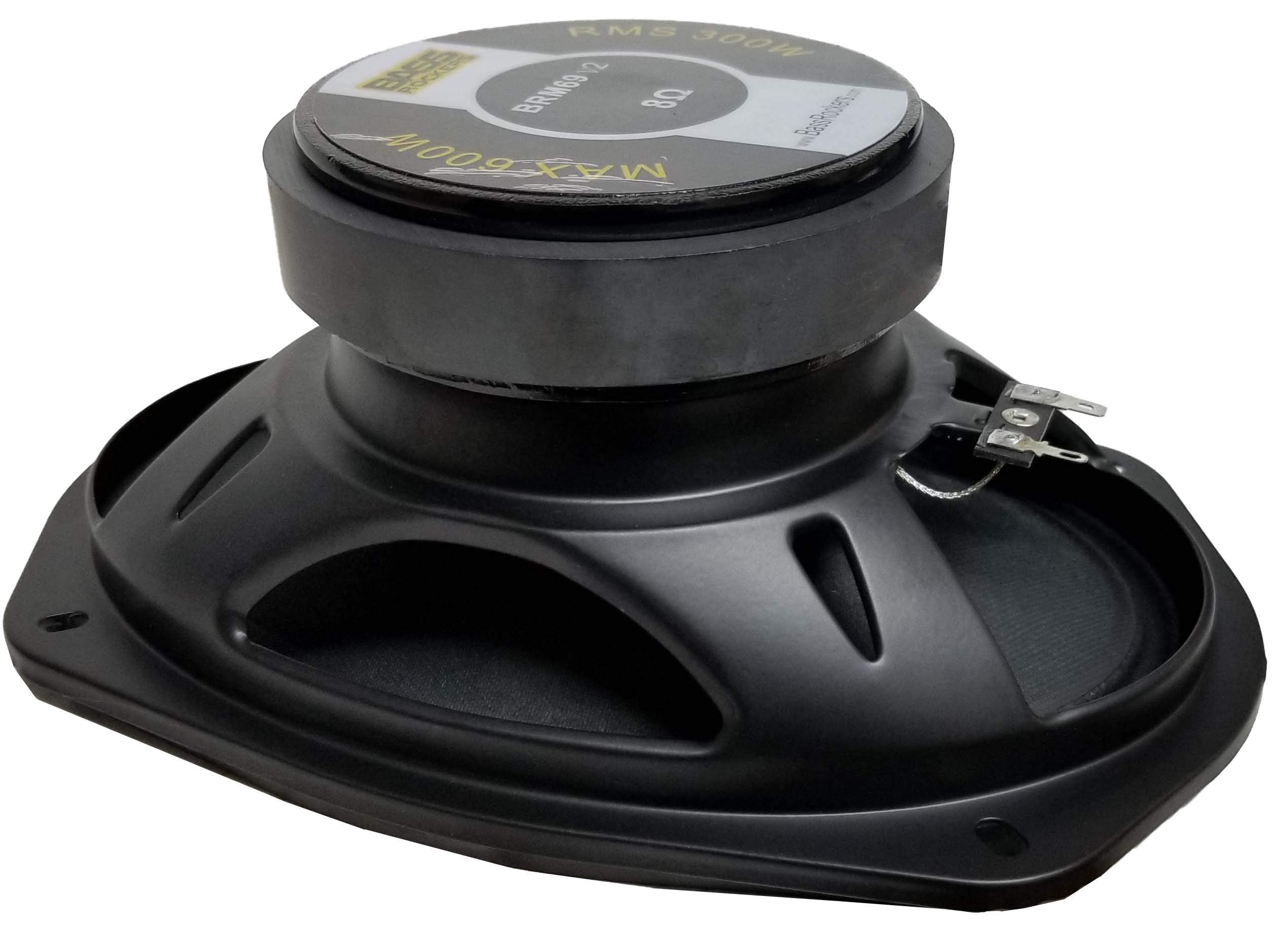 Bass Rockers Brm69V2 One 6X9'' High Performance 8 Ohm, 300W Rms, 600W Max Premium Quality Audio Midrange Car Speaker