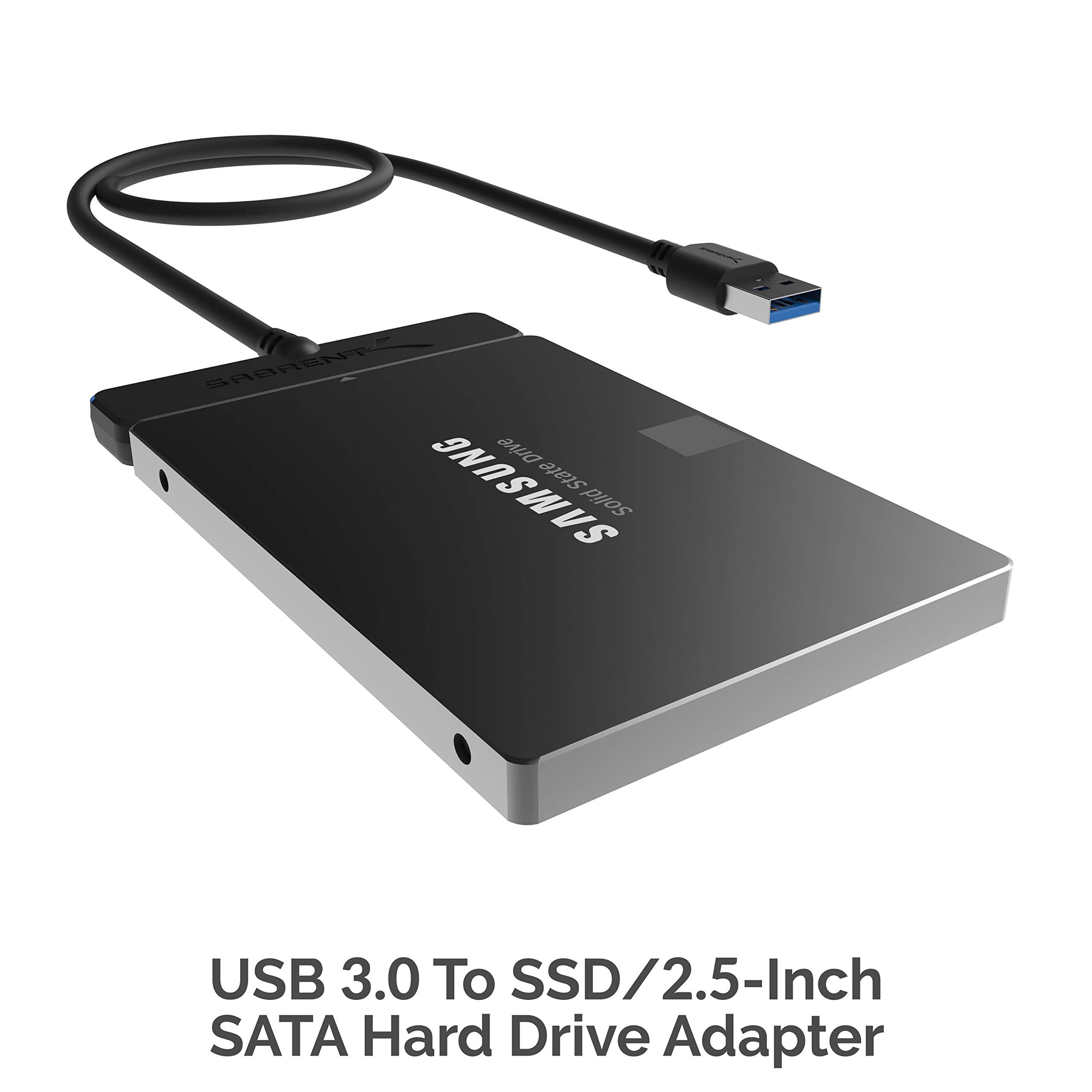 Sabrent Sata To Usb Cable - Usb 3.0 To 2.5    Sata I/Ii/Iii Hard Drive Adapter - External Converter For Ssd/Hdd Data Transfer (E