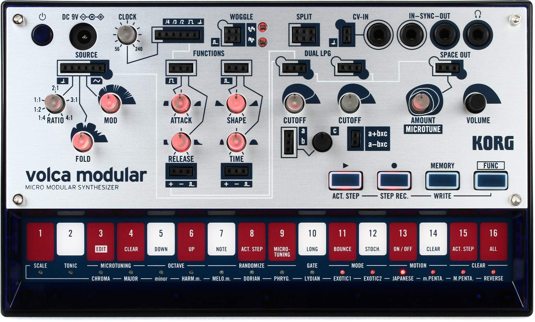 Korg Volca Modular Semi Modular Synthesizer With Sequencer