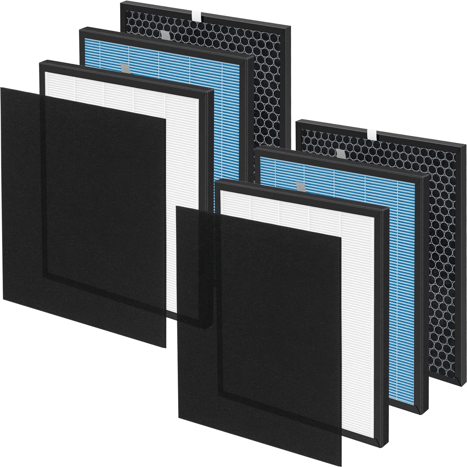 2 Set 10L Pro Hepa Filter Replacement Kit Compatible With Okaysou Airmax 10L Pro And Aiibot A300 Air Cleaner Purifiers