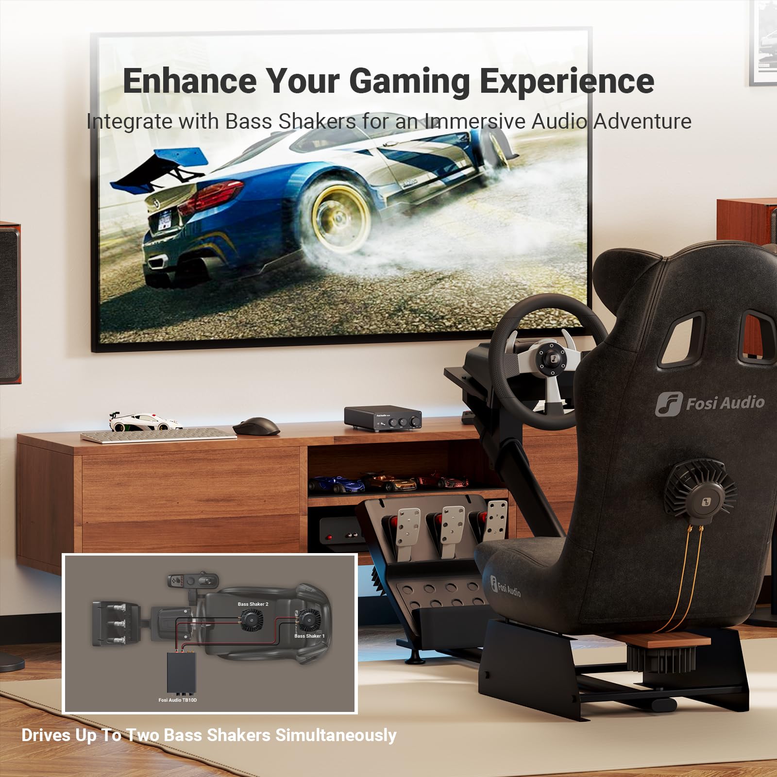 Fosi Audio Tb10D 600W Tpa3255 Power Amplifier Home Audio Hifi Stereo Class D Digital 2 Channel Integrated Mini Passive Speaker A