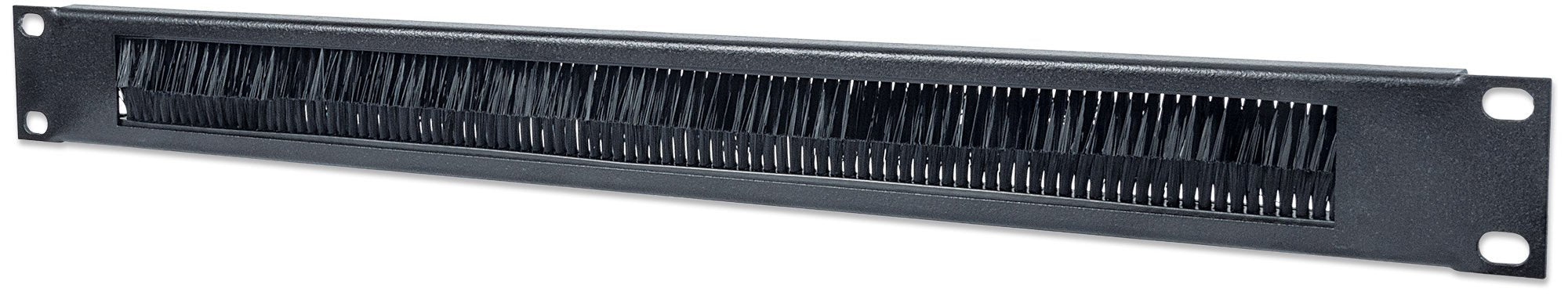 Intellinet 1U, With Brush Insert Cable Entry Panel For Network Cabinets, Black