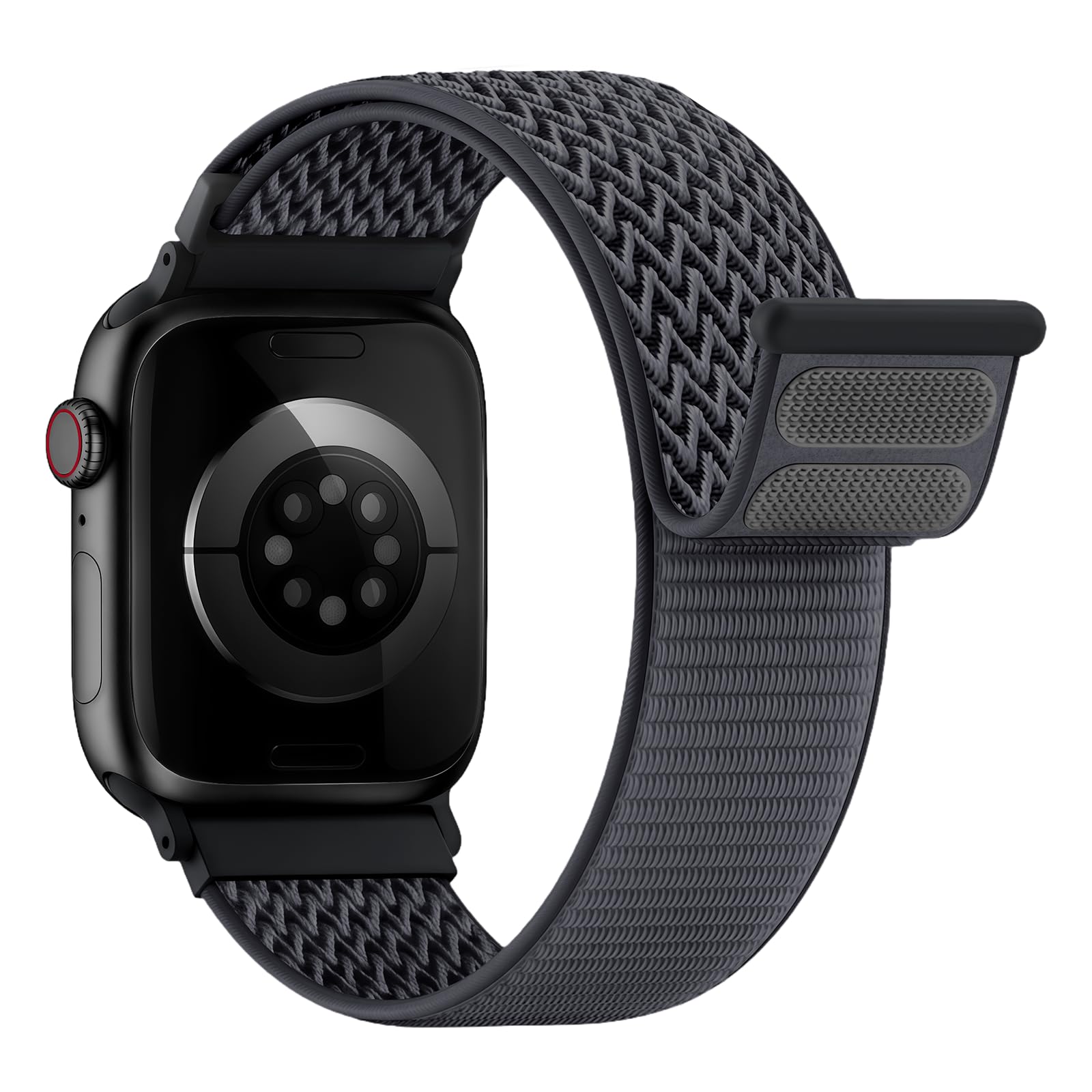 Nylon Sport Loop Compatible with Apple Watch Bands 44mm 40mm 46mm 42mm 45mm 49mm 41mm 38mm Men Women,Soft Breathable Fabric Wove