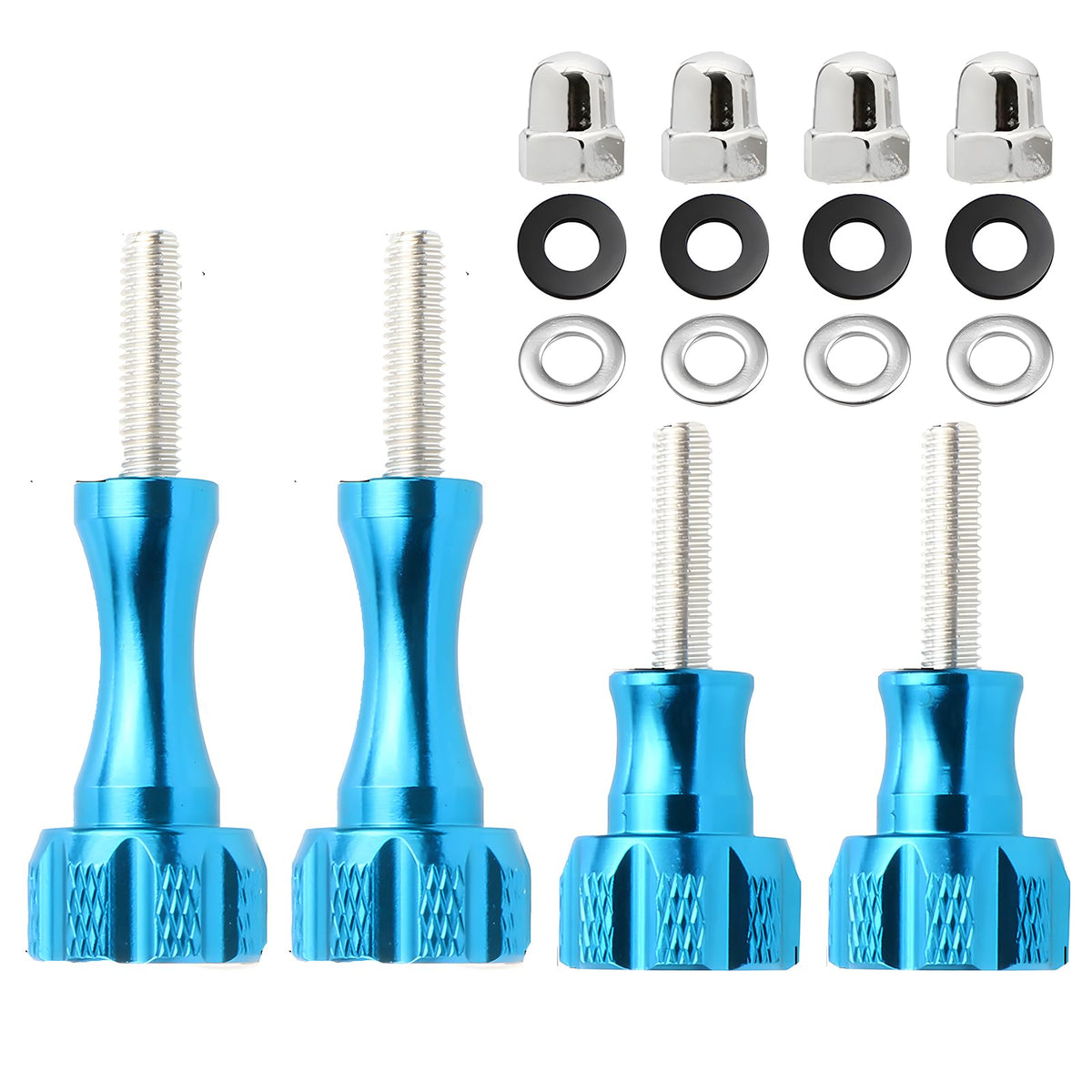 4Pc Aluminum Alloy Thumbscrews For Gopro Hero 11 10 9 8 7 6 5 4 3+, Insta360 One X3 X2 X Rs R Go 2 And Dji Osmo Action 2 3, Stan