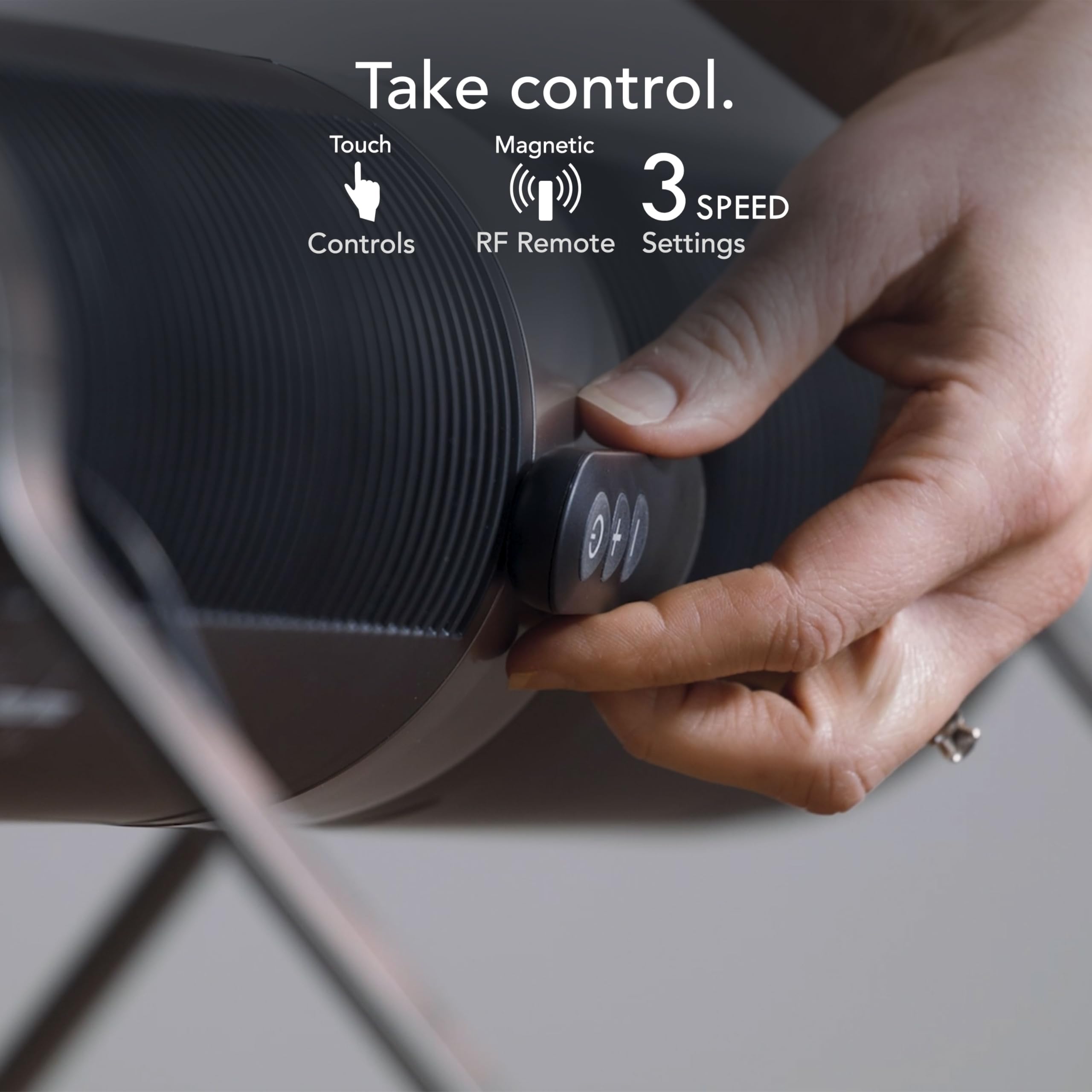 Vornado Airbar 4 Tower Fan And Horizontal Air Circulator With Remote Control, 35-Inch, 3 Speed Settings, Multi-Directional Airfl