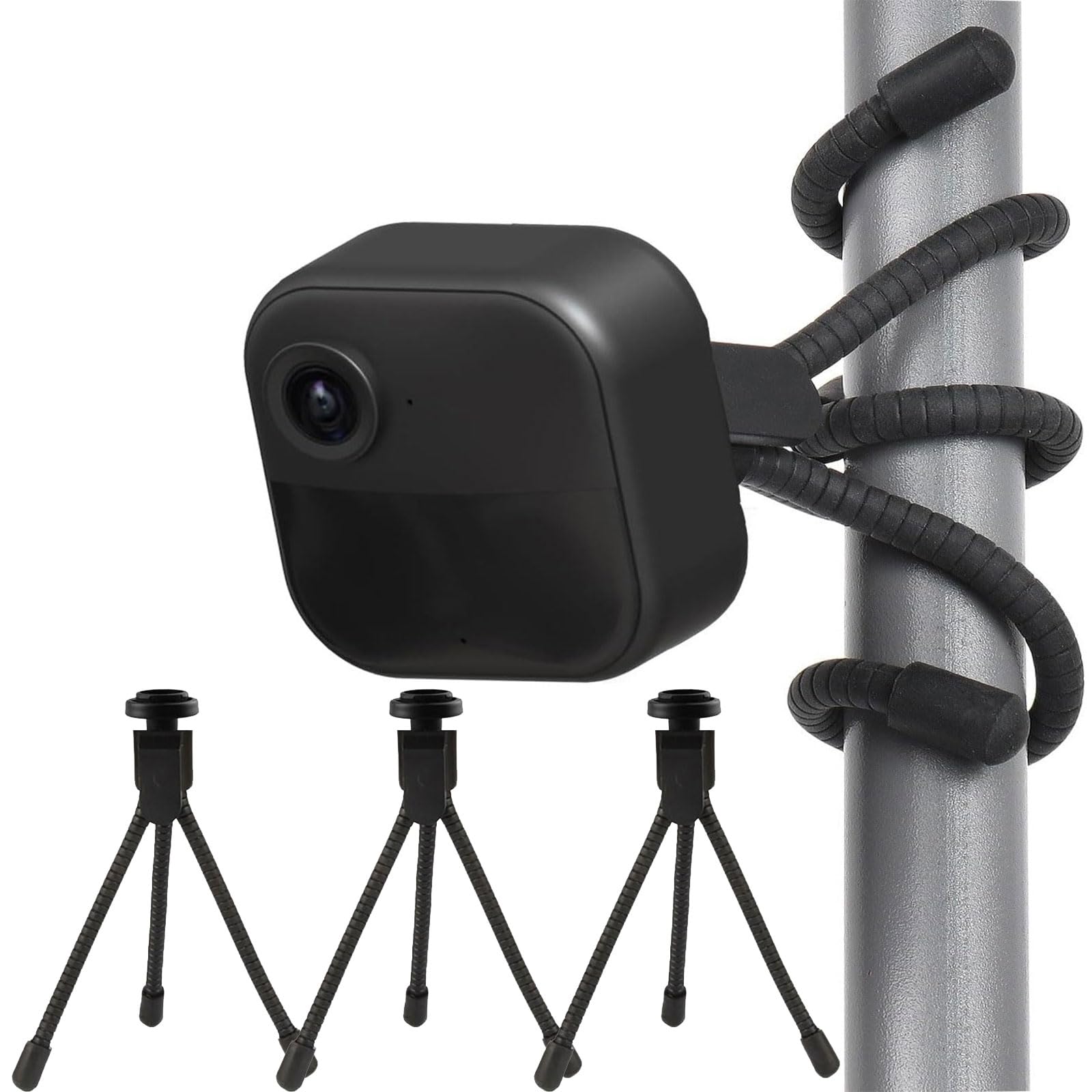 Uogw 3 Pack Flexible Tripod For Blink Outdoor 4 (4Th Gen),Blink (3Rd Gen) Xt3,Blink Xt2/Xt,Blink Mini/Blink Mini 2, 360� Adjustable For Blink Camera Mount,Attach Your Blink Home Camera Everywhere