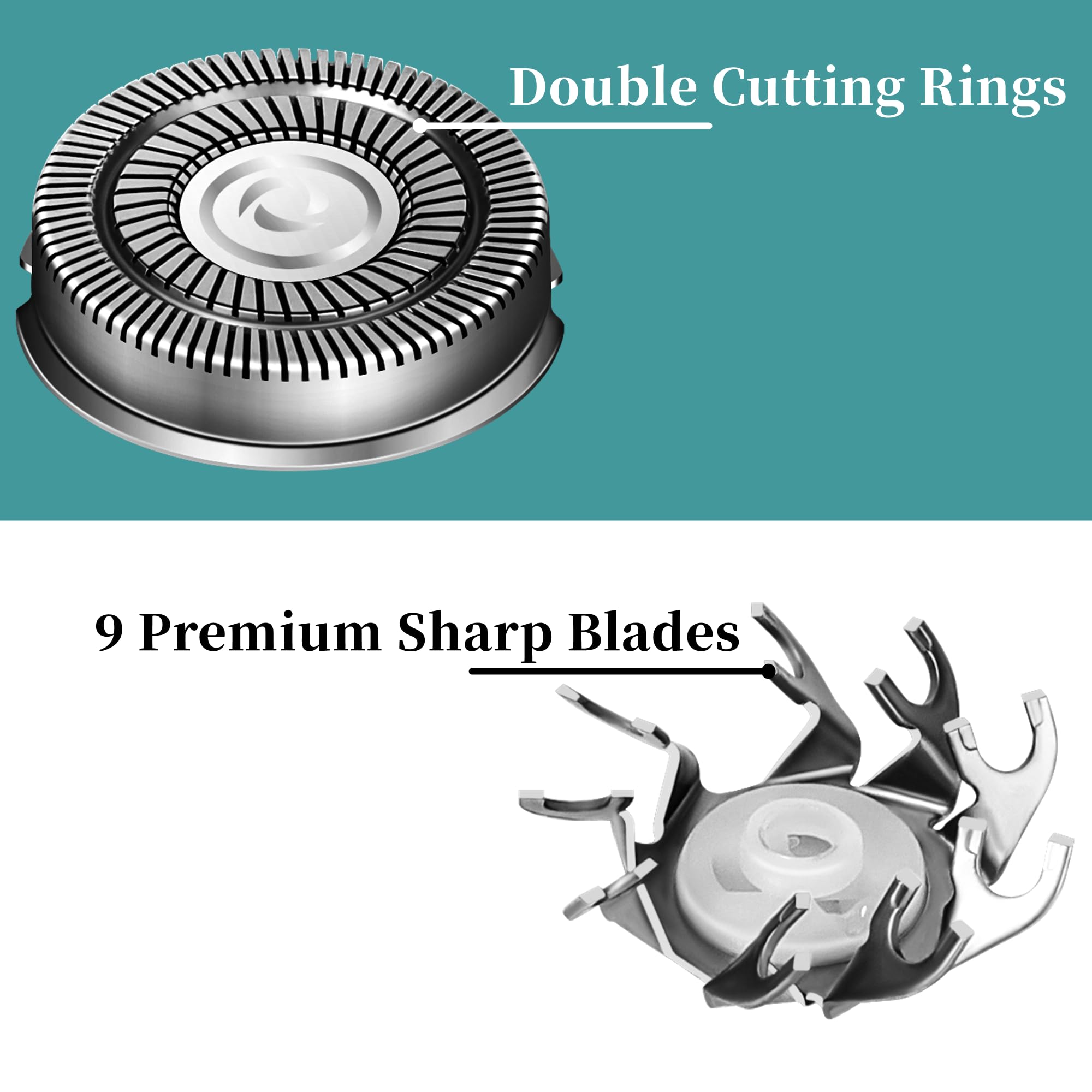 Shaver Replacement Blades For Pitbull Skull Shaver Replacement Blades,Compatible With Skull Carver Pitbull Gold Pro/Platinum Pro