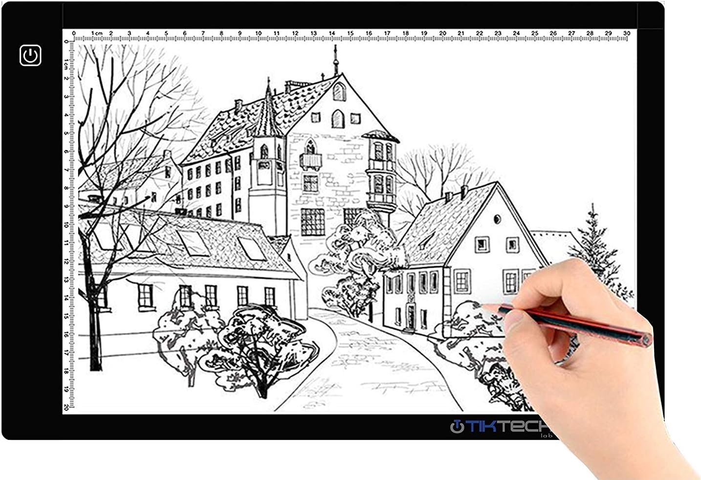 Flip Book Kit with Light Pad LED Light Box TabletA6 LED Copy Board Dimmable Tracing Pad Drawing Paper with Binding Screws for Ki