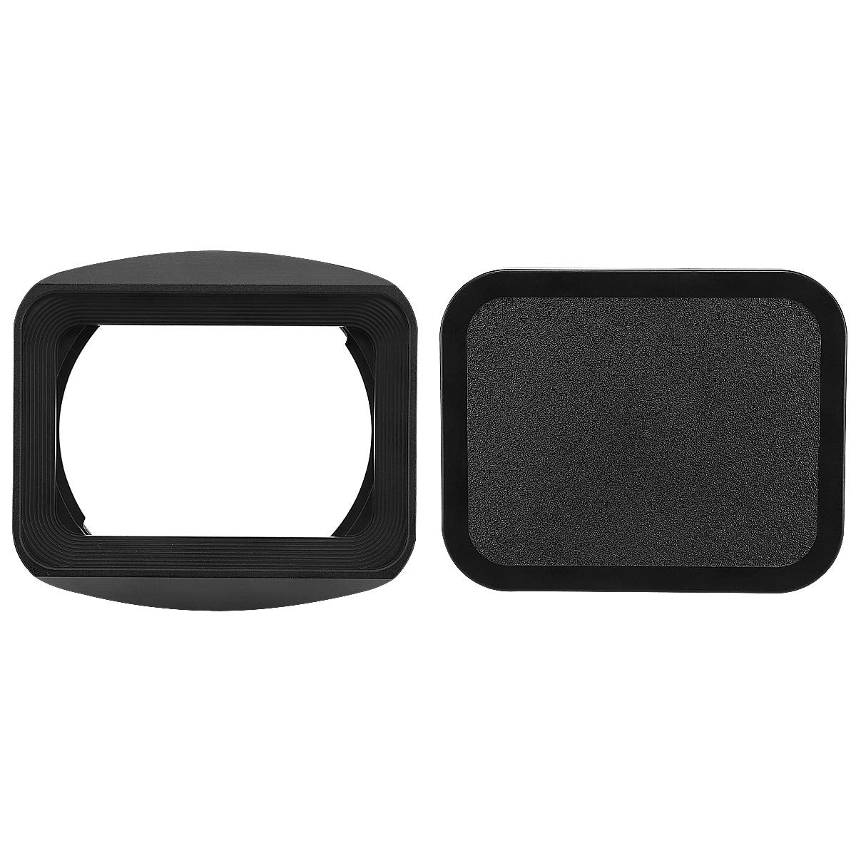 Haoge Lh S24B Bayonet Square Metal Lens Hood Shade With Cap For Sony Fe 24Mm F1.4 Gm Sel24F14Gm Wide Angle Prime Lens