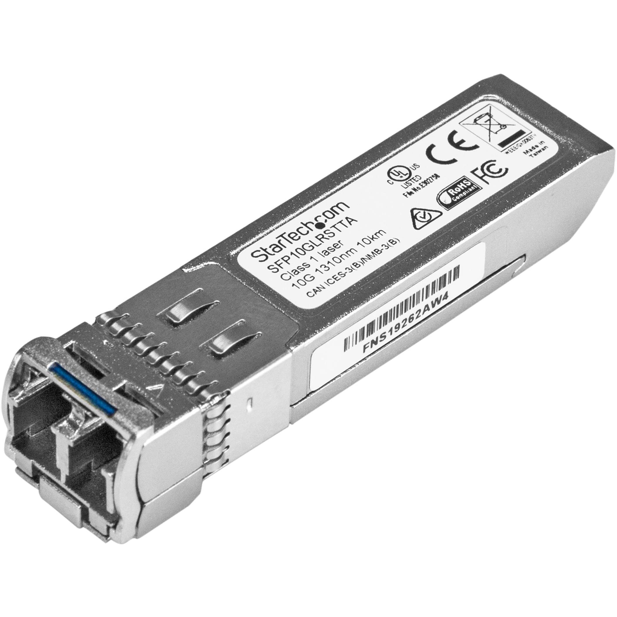 Startech.Com Cisco Sfp 10G Lr S Compatible Sfp+ Module   10Gbase Lr   10Gbe Single Mode Fiber Optic Transceiver   10Gbe Sfp+   L