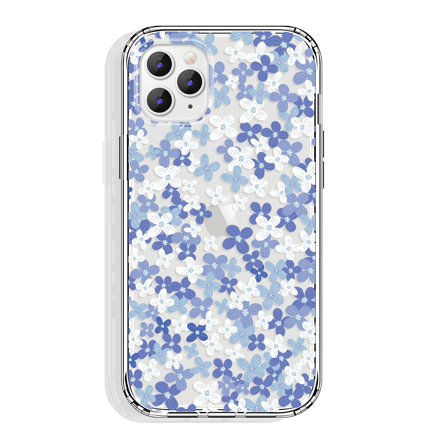GYZYA for iPhone 11 Pro Case 5.8 Inch Clear with Design, Protective Slim TPU Cover + Shockproof Bumper for Women and Girls (Tiny