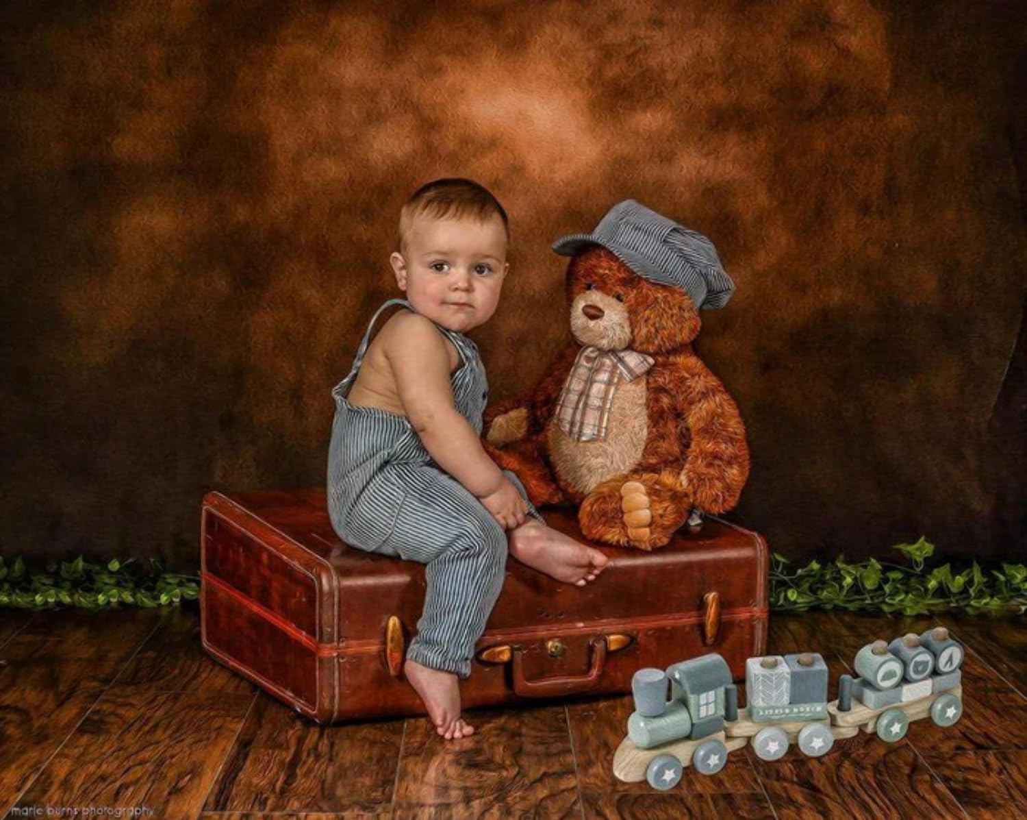 Kate 5X7Ft Brown Backdrop For Photography Headshot Portrait Background Old Master Photo Stuido Props