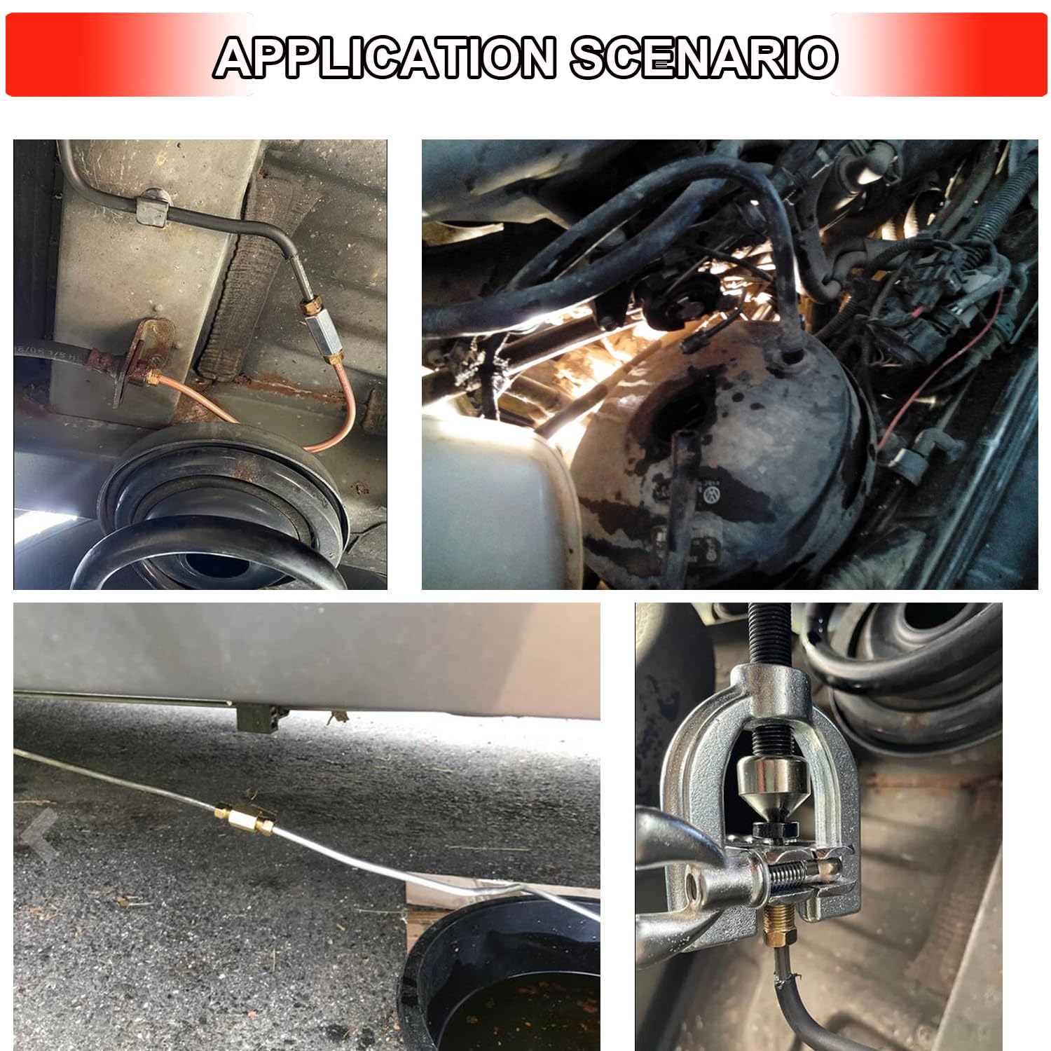 Tnisesm 3/16'' Brake Line Tubing Kit, Upgrade Flexible Copper Nickel Brake Line Tubing Roll For Hydraulic Brakes Fuel Transmissi