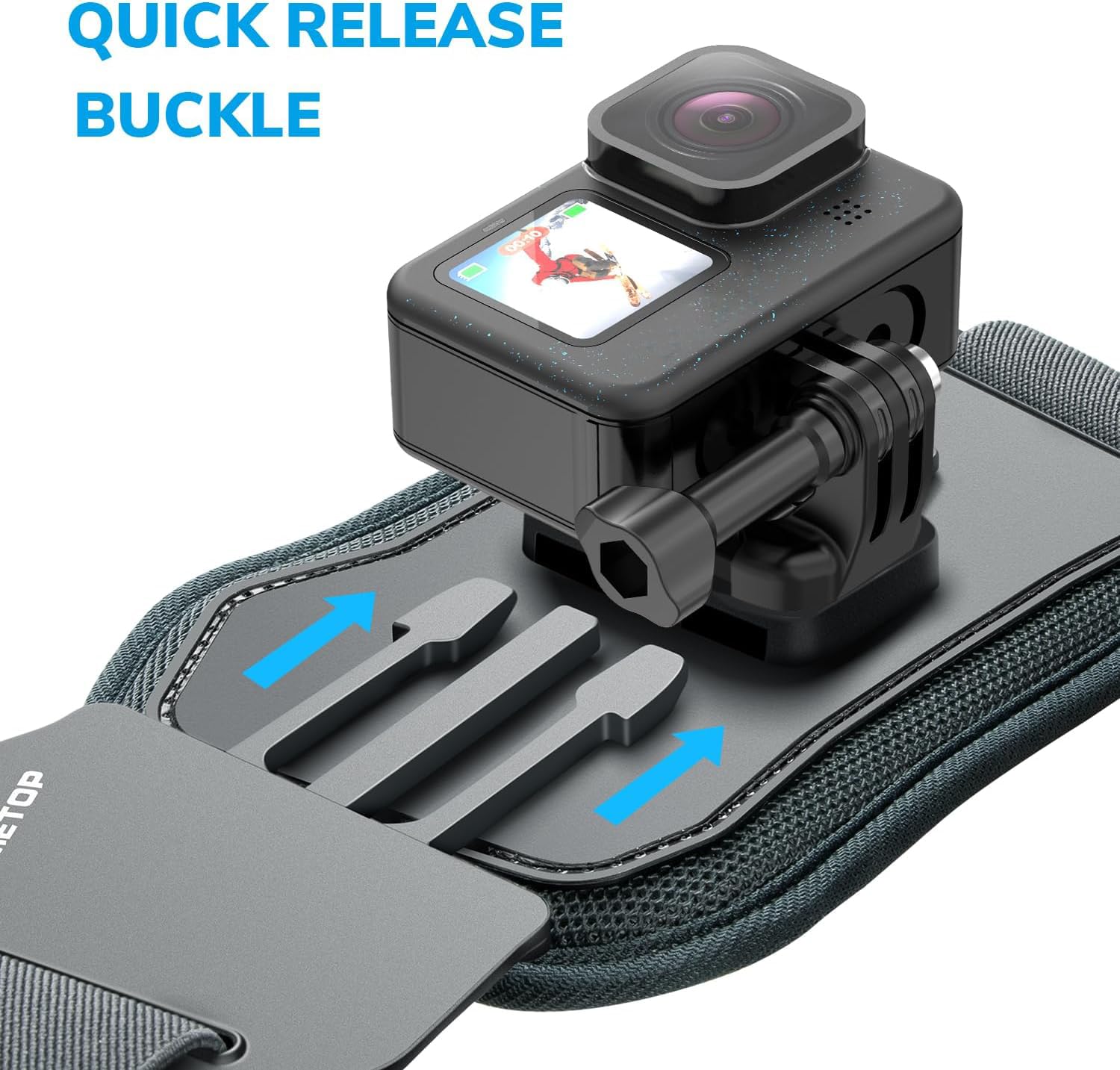 Sametop Phone Chest Mount Harness Holder Mobile Phone Strap Clip Compatible With Iphone Samsung Gopro 13/12/11/10/9/8 Dji Osmo A