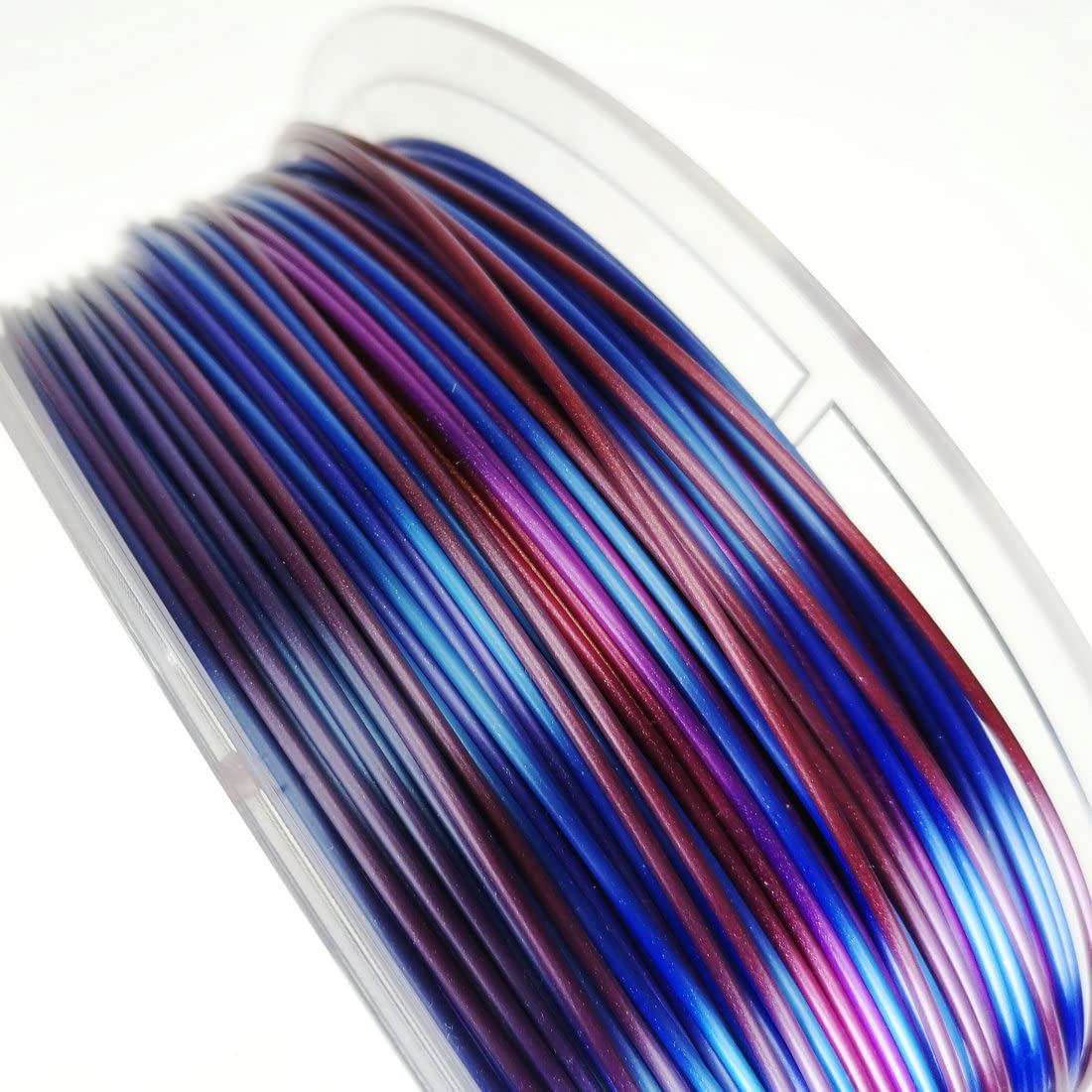 Stronghero3D Pla 3D Printer Filament 1.75Mm, Galaxy Red,Silk Blue, Silk Purple,Net Weight 1Kg