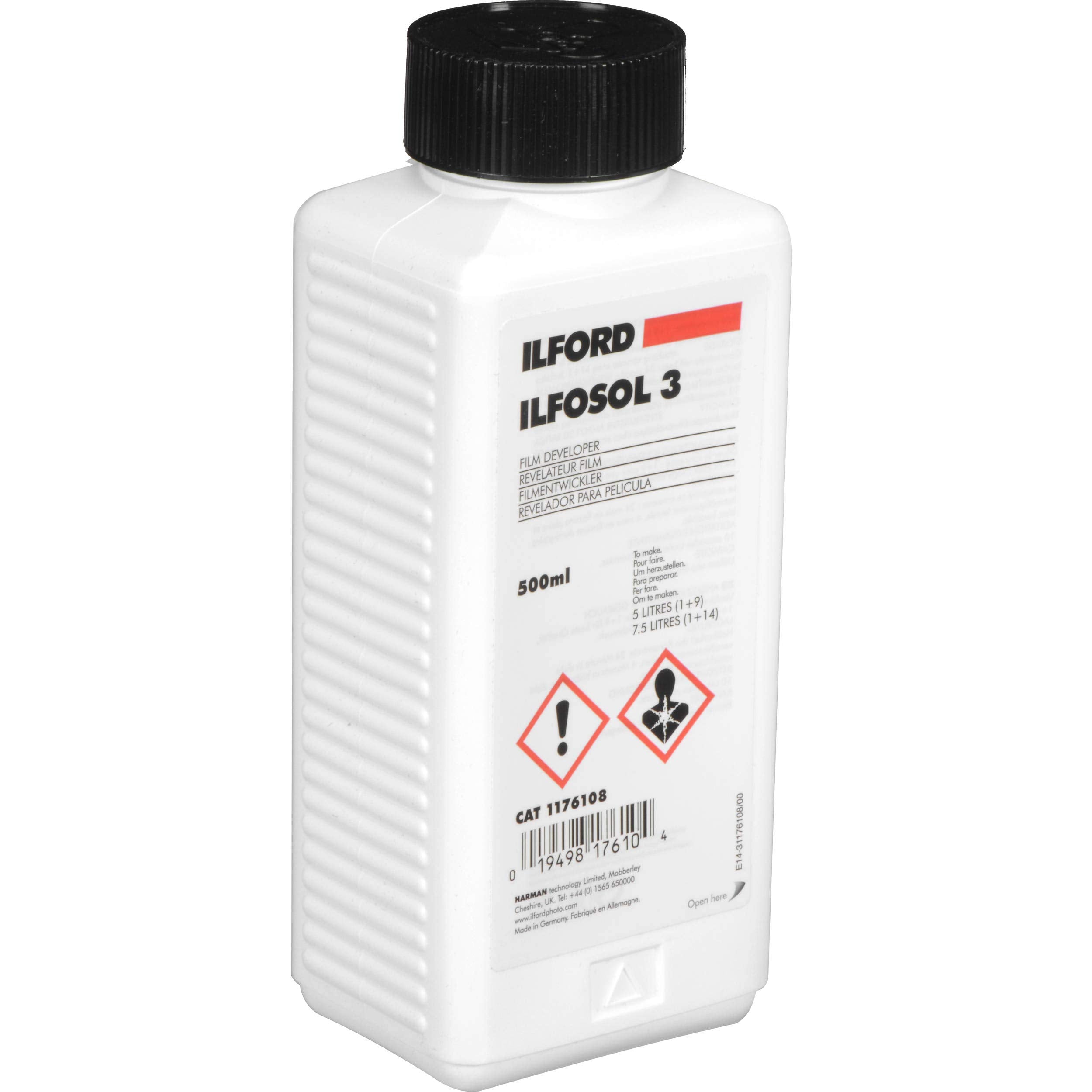 Ilford Ilfosol 3 1131778 Film Development Black/White, 0.5 L