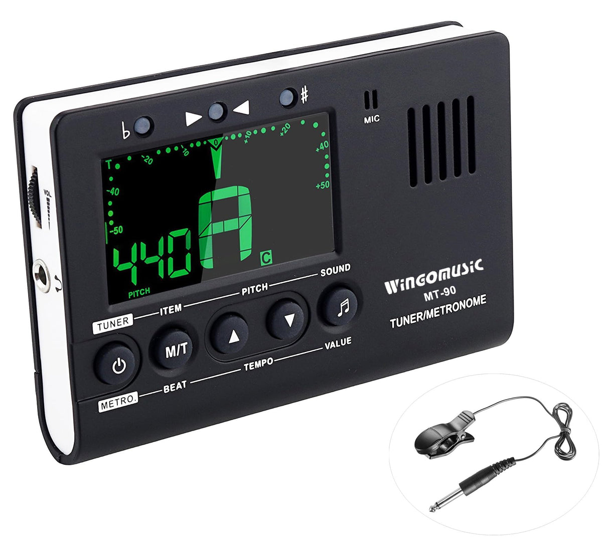 WINGO 3-in-1 Metronome Tuner Tone Generator Black – Electroeshop