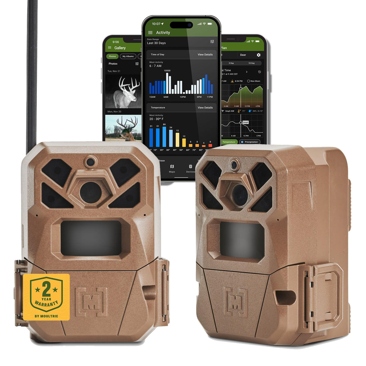 Moultrie Edge 2 Cellular Trail Camera   Auto Connect Nationwide 4G Lte   On Demand 36Mp Photo   1080P Video With Hd Audio   100
