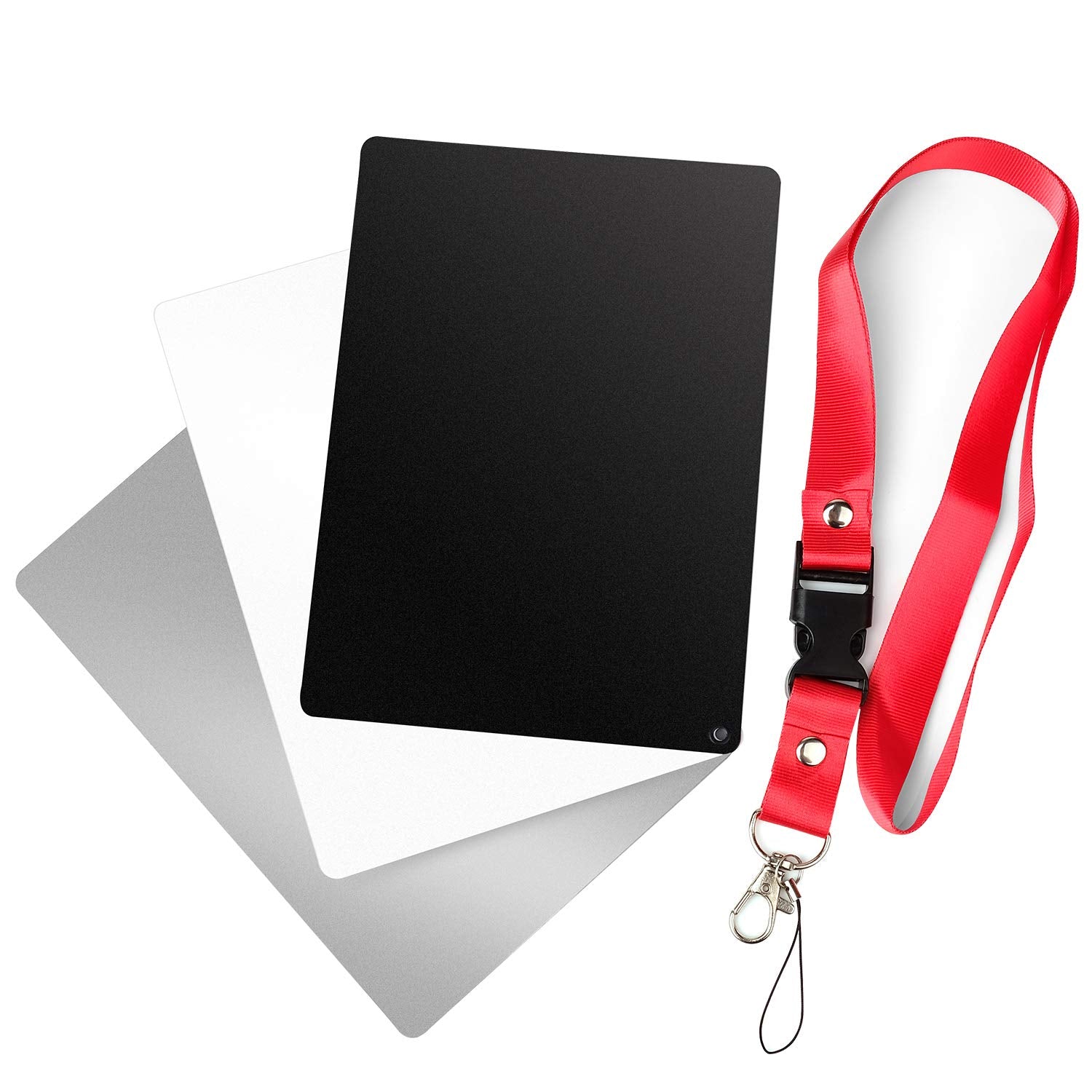 White Balance Card, Chromlives Grey Card 18% Exposure Photography White Gray Card 5.3 ' ' X 7.3 ' ' For Video Dslr And Film Phot