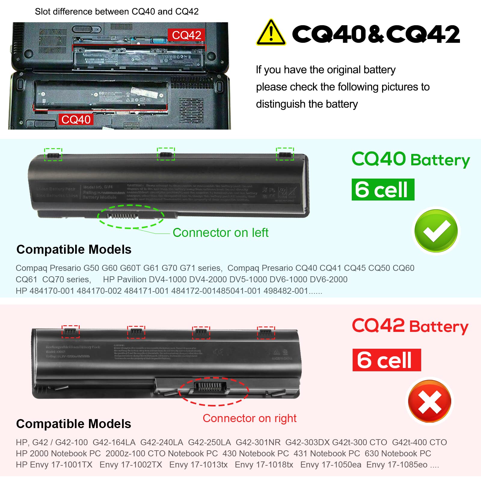 Fancy Buying Spare 484170 001 Laptop Battery For Hp Spare 497694 001 498482 001 484170 002 485041 001